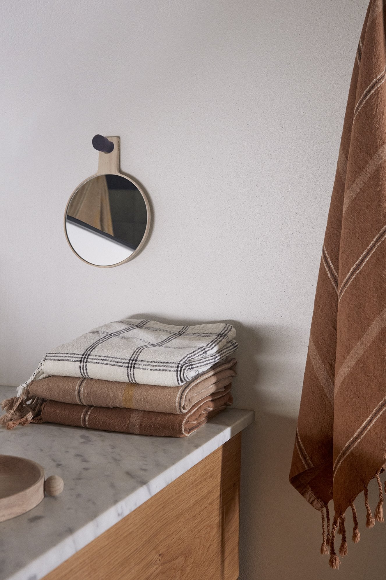 Kyoto Guest Towel Dark Powder By Oyoy 2