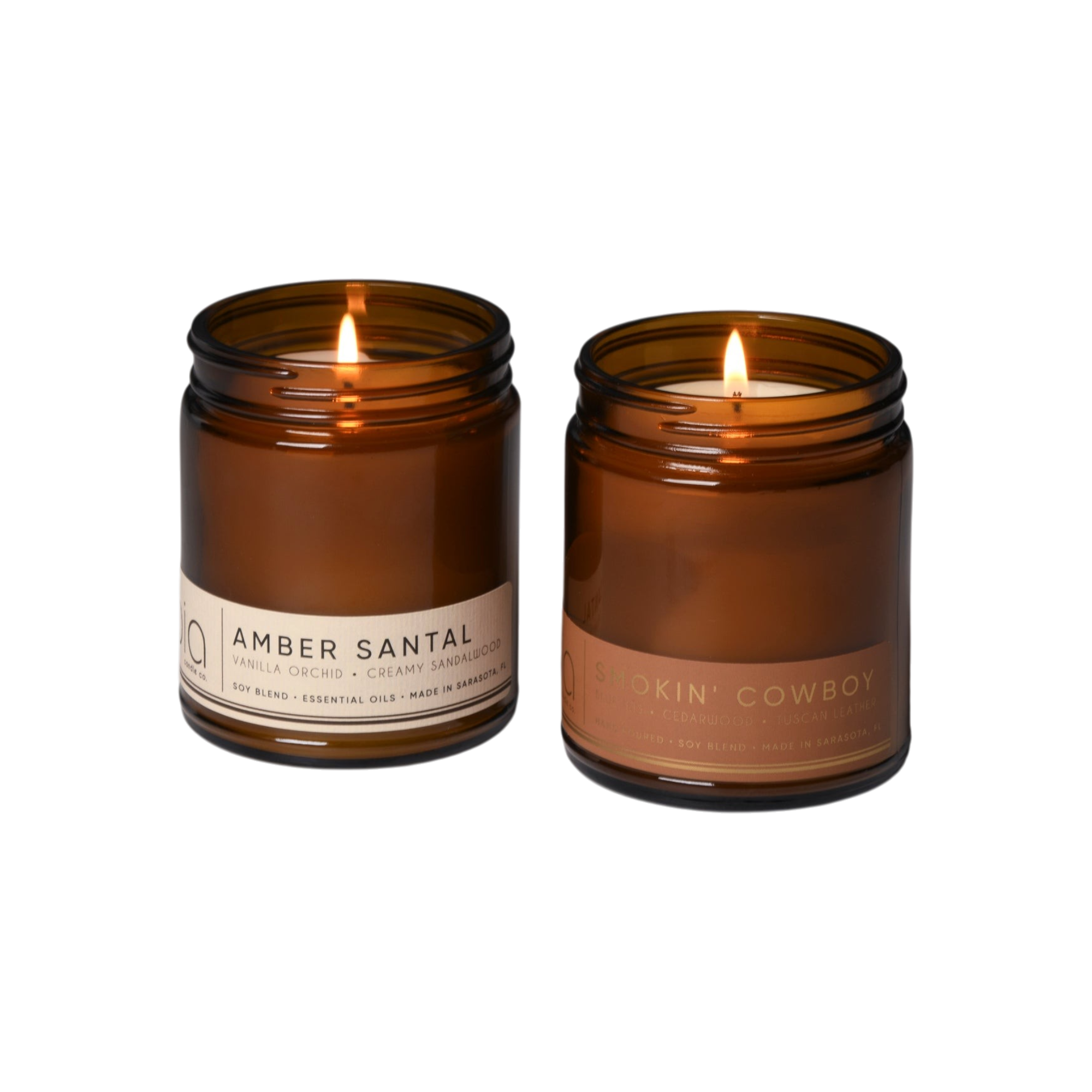 S/2 Amber Santal + Smokin’ Cowboy Best Sellers Duo