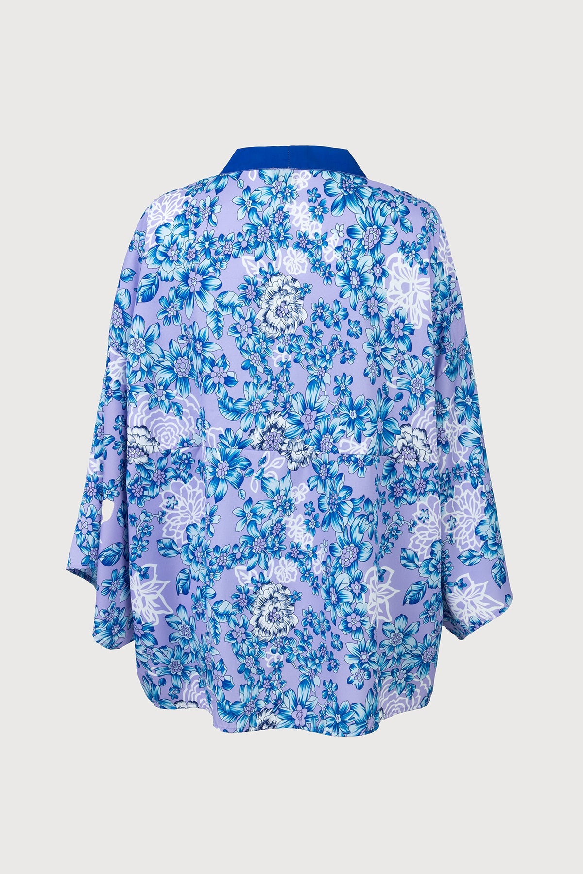 Graphic Garden Kimono - Purple