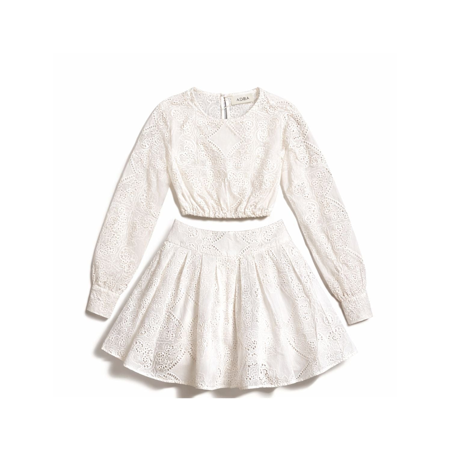 The Roselle White Cotton Set