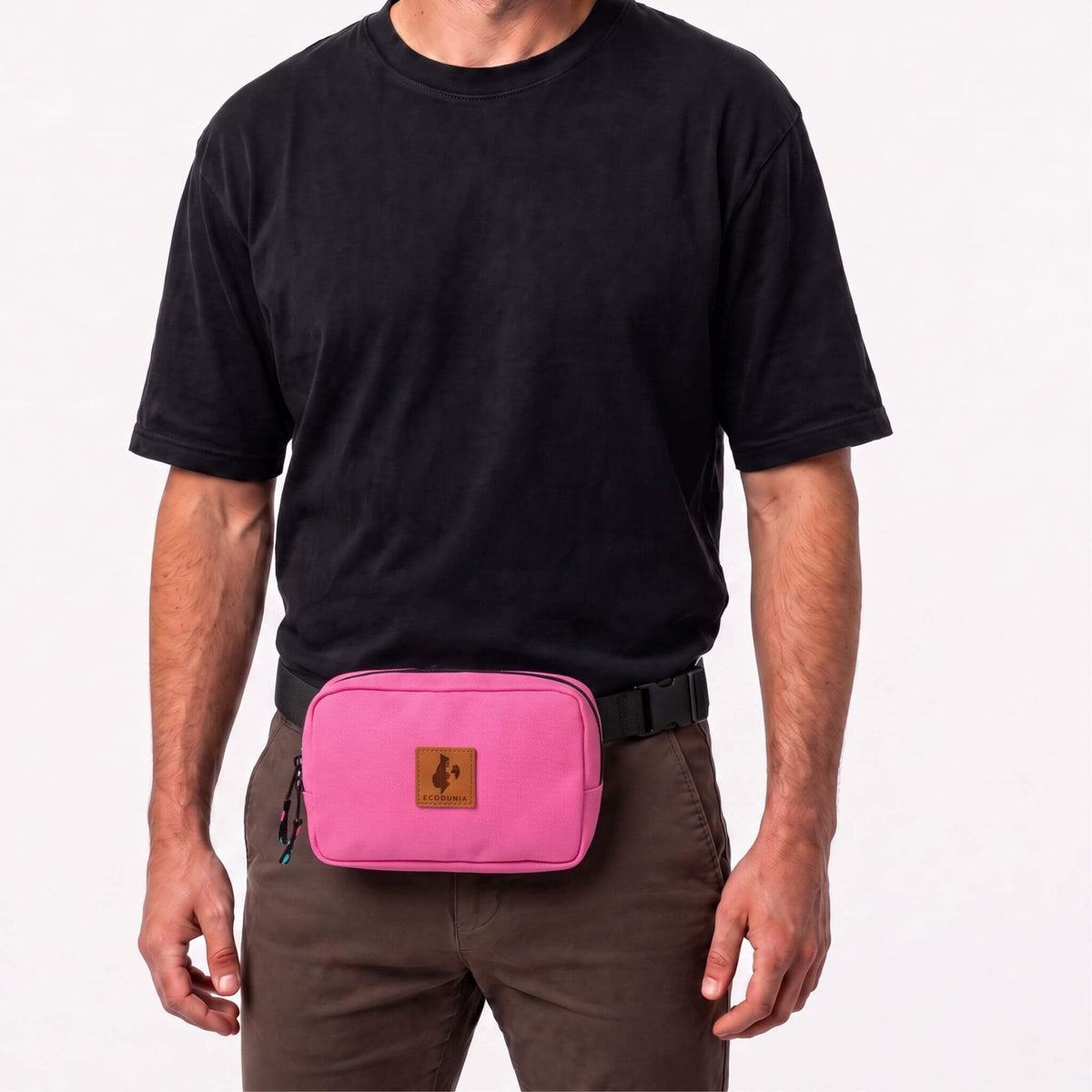 Canvas Crossbody Belt Bag Pouch, The Everywhere Belt Bag #color_hot-pink