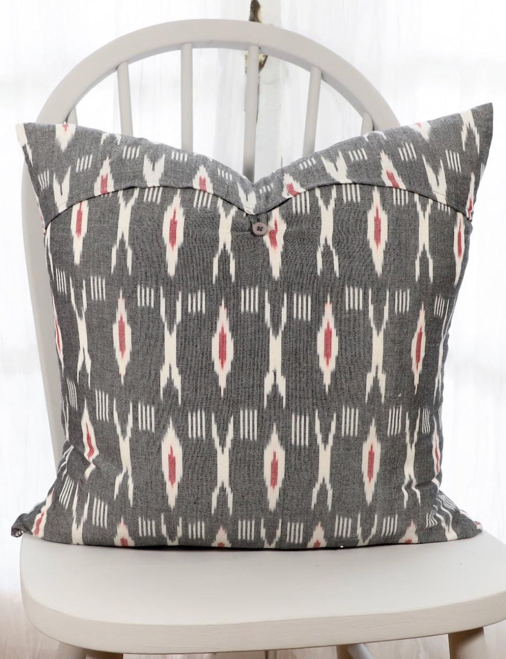 XO Grey & Red Throw Pillow Cover - Passion Lilie