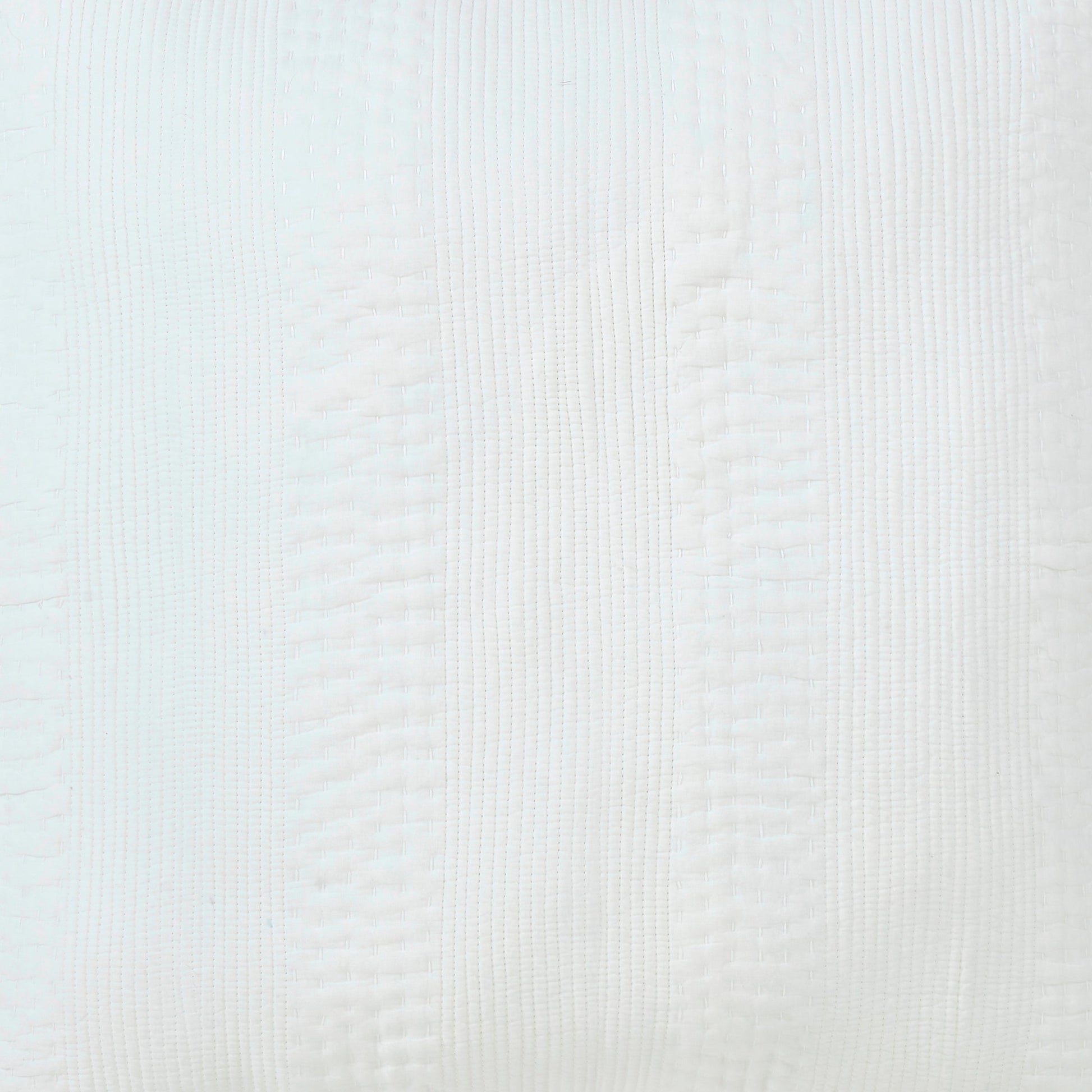 CL-163-11096_2|Close-up of a crisp white coverlet, showcasing its subtle, finely textured pattern and elegant, clean aesthetic.