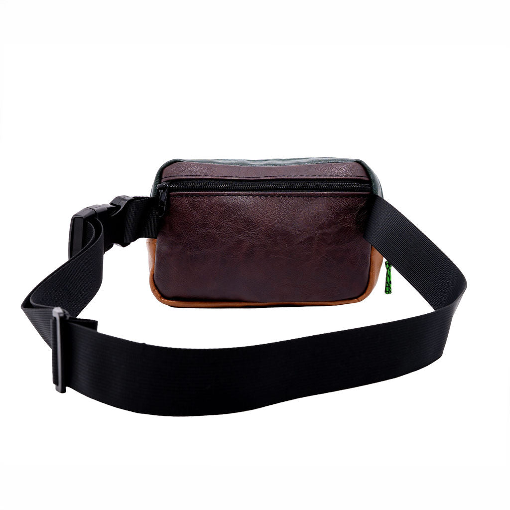 Vegan Leather Crossbody Belt Bag Ecodunia #color_multicolor