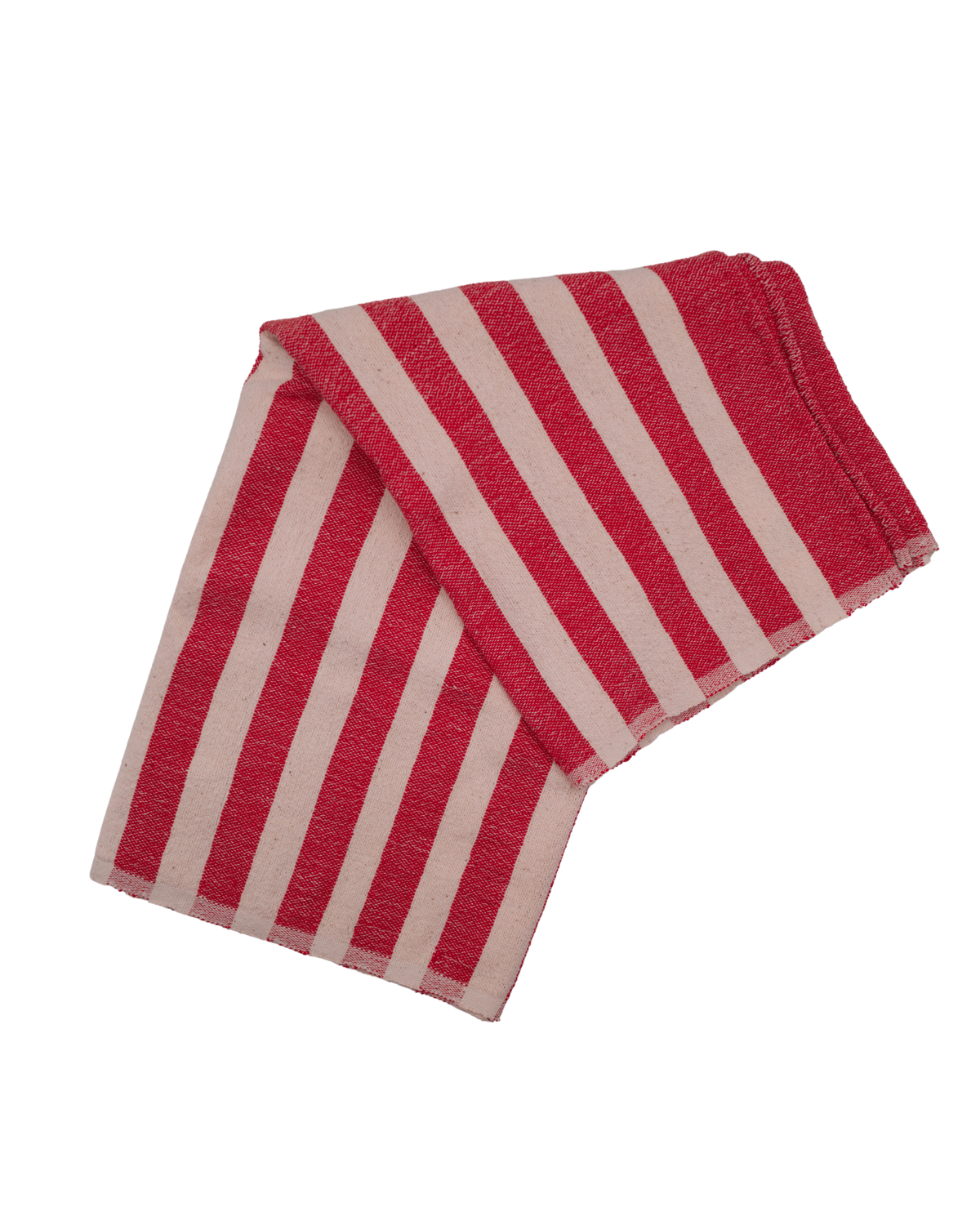 The kd weave Throw - Red Stripe