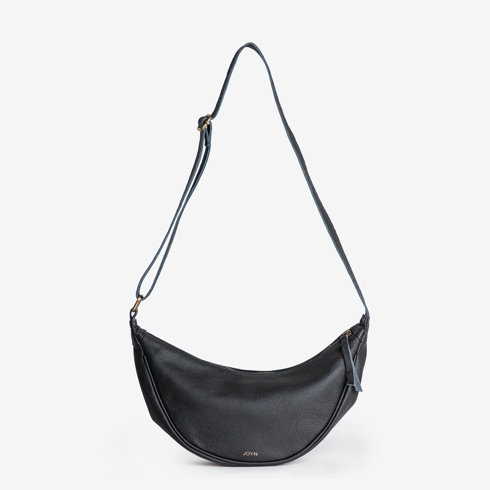Leather Moon Sling - Black - JOYN