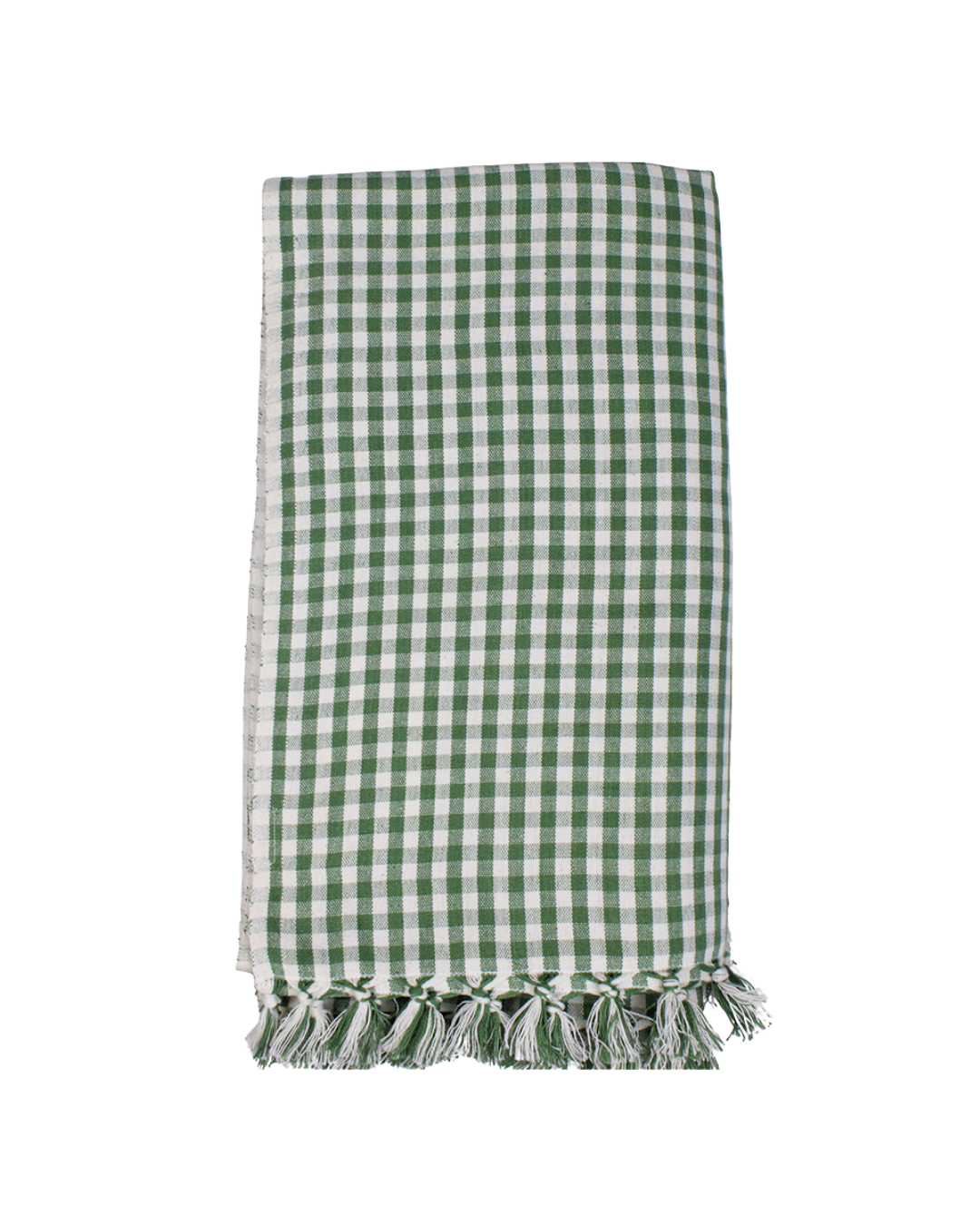 Olive Gingham Tablecloth