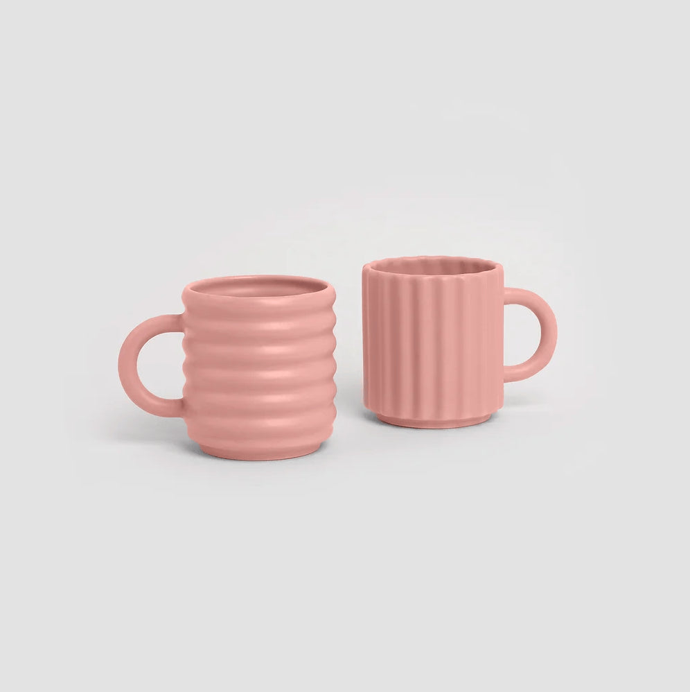 Ripple Mugs Set of 2 - Form&Seek