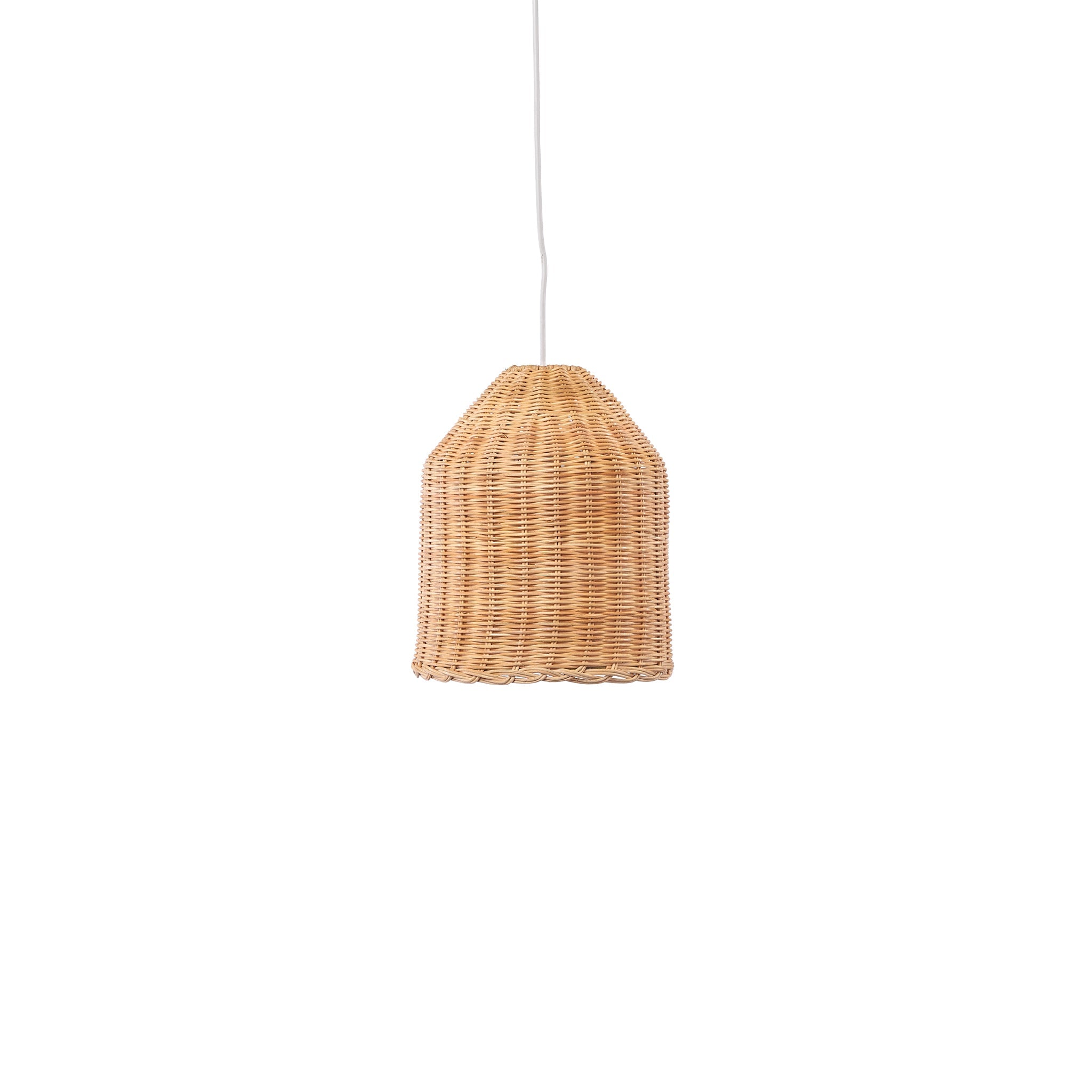 Small Bell Rattan Pendant Ceiling Pendant Light 