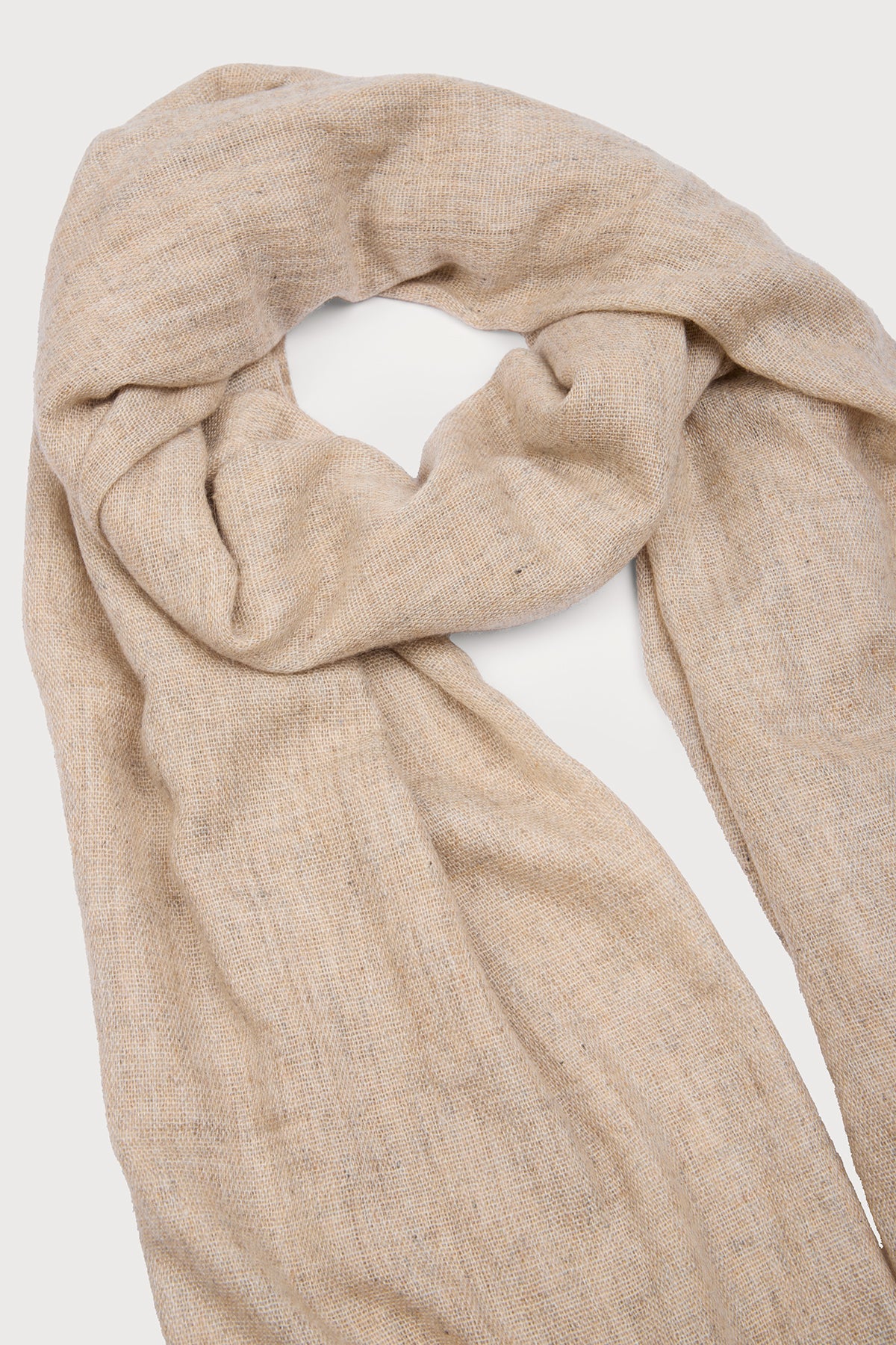 Delicate Wool Scarf light beige