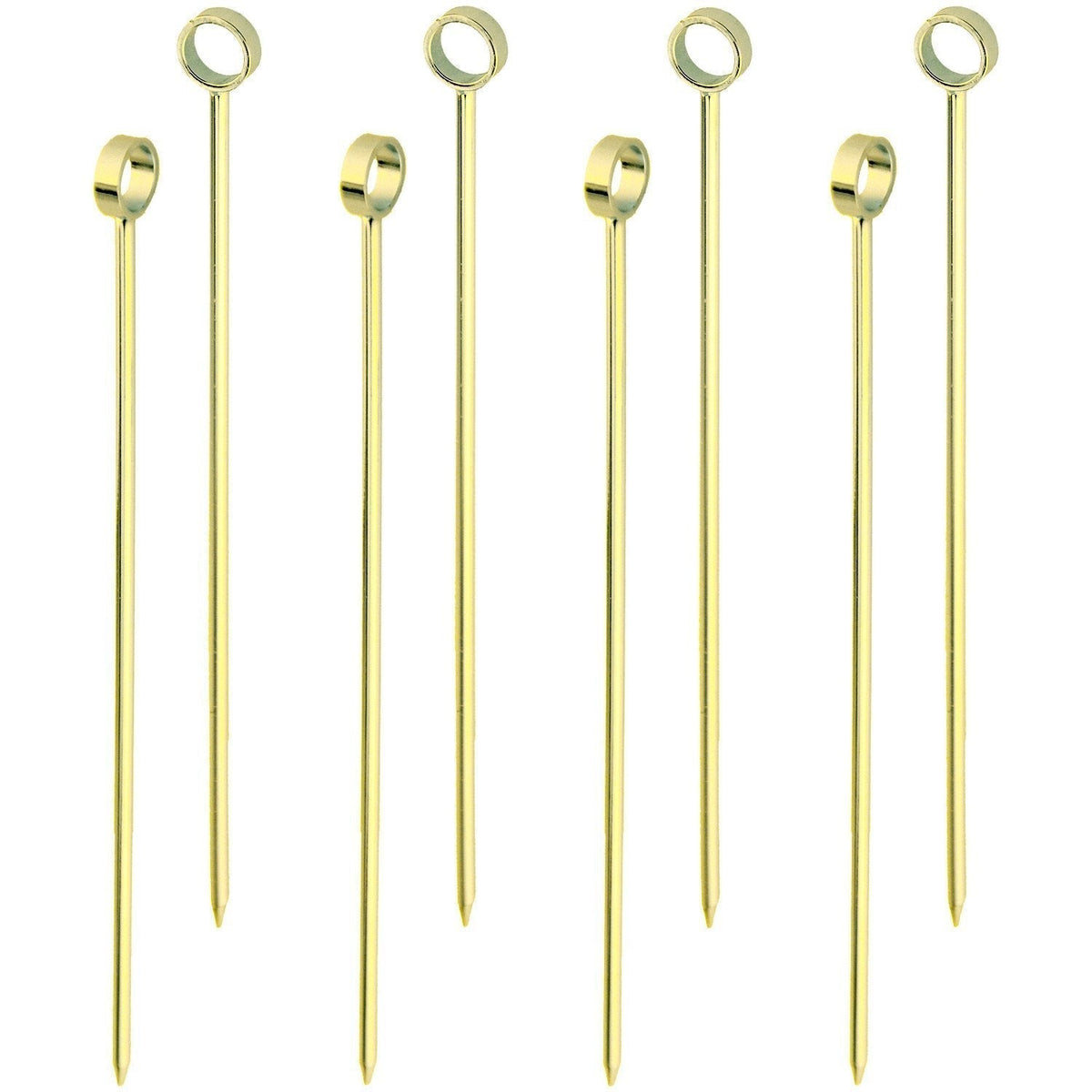 Prince of Scots 8-Pack Professional XL-Cocktail Picks (Gold)-Barware-Prince of Scots-Prince of Scots