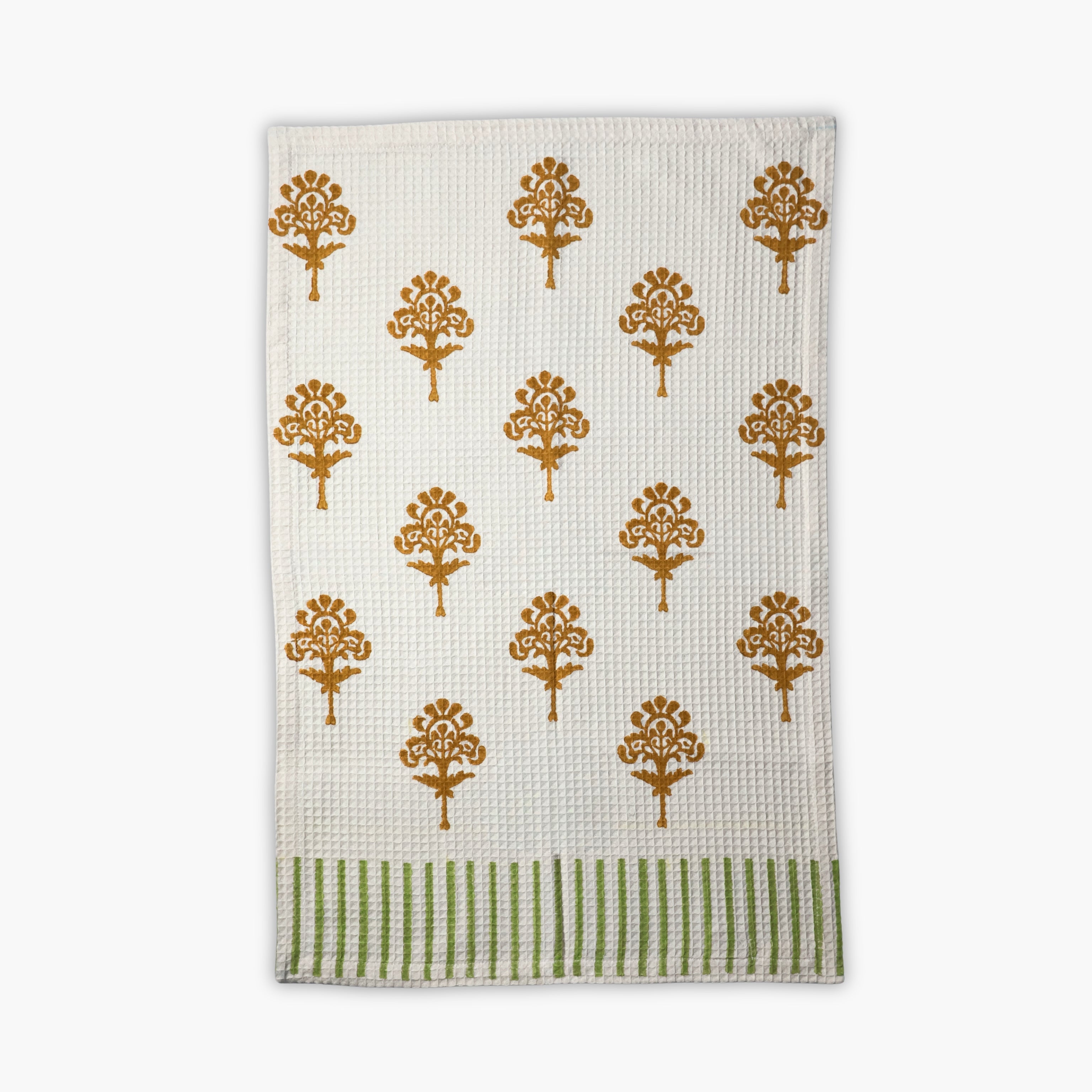 Nikhar Harmony Cotton Waffle Kitchen Towels - Mixed Set of 2