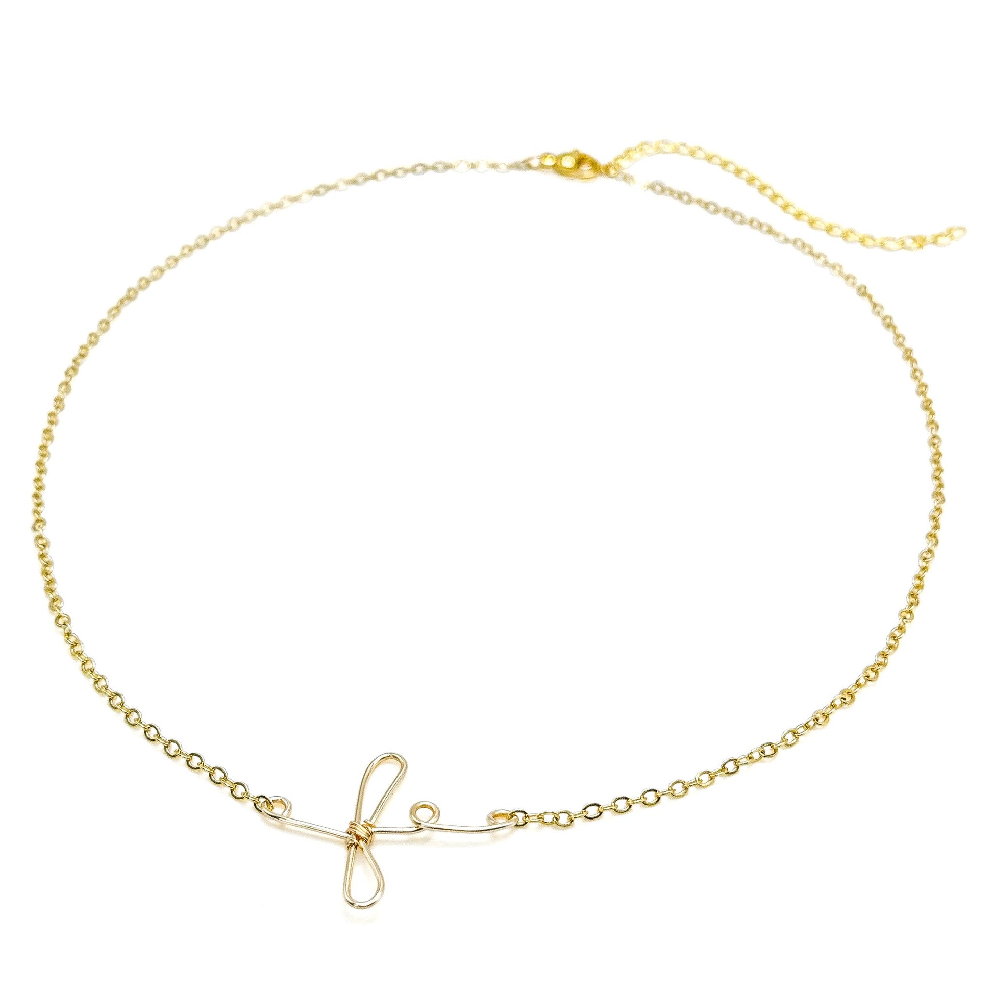 Fe faith Spanish gold necklace