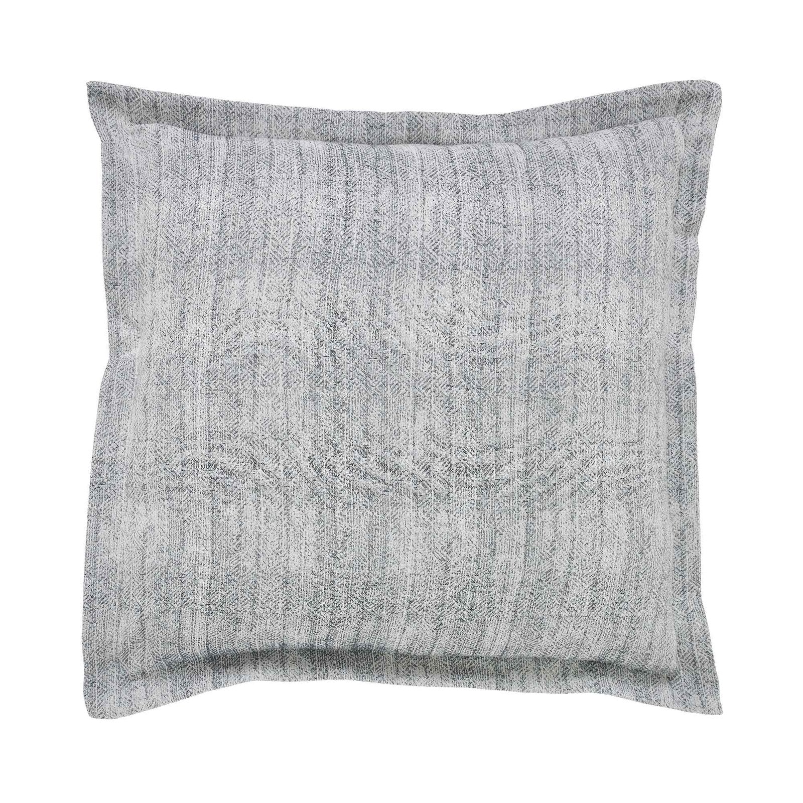 ES-035-2626_1|Stylish light gray blue textured duvet cover sham with a subtle geometric pattern, enhancing contemporary bedroom aesthetics.