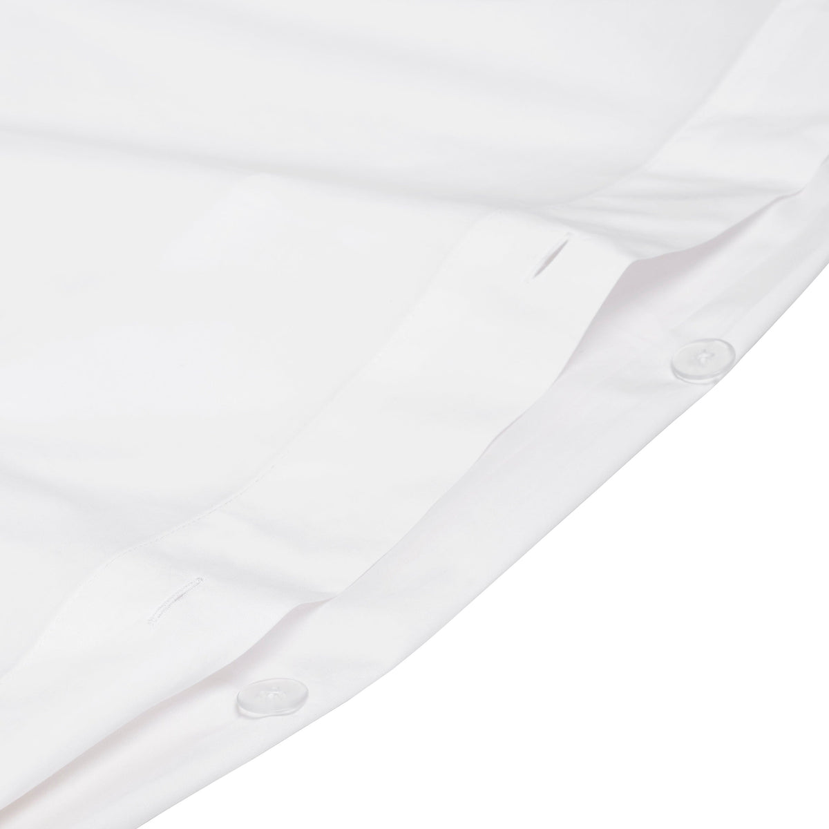 DT-062-9092_3|Luxury white duvet cover with bold green double stripes and matching bordered shams, perfectly styled on a modern bed.