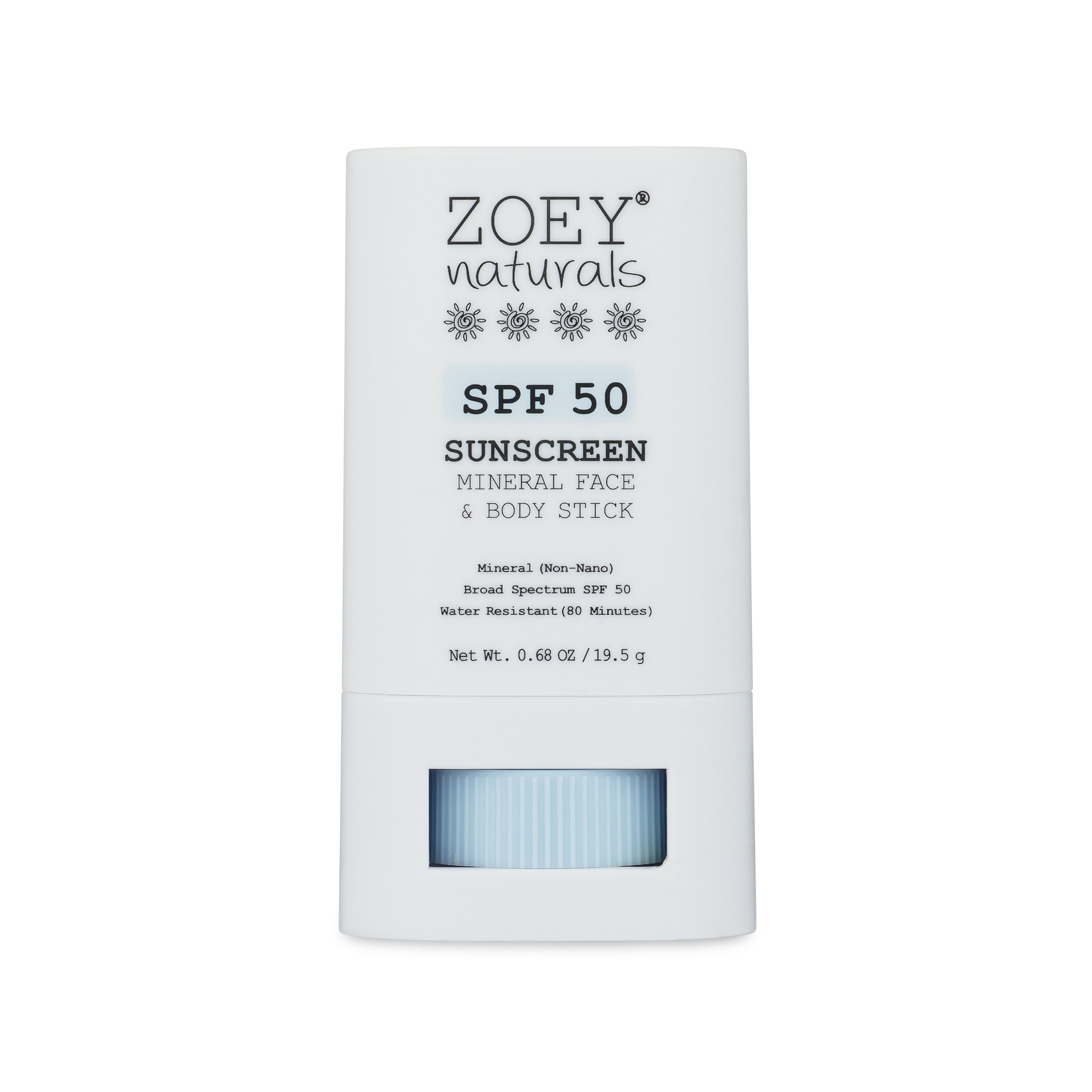 Zoey Naturals SPF 50 Mineral Sunscreen Stick