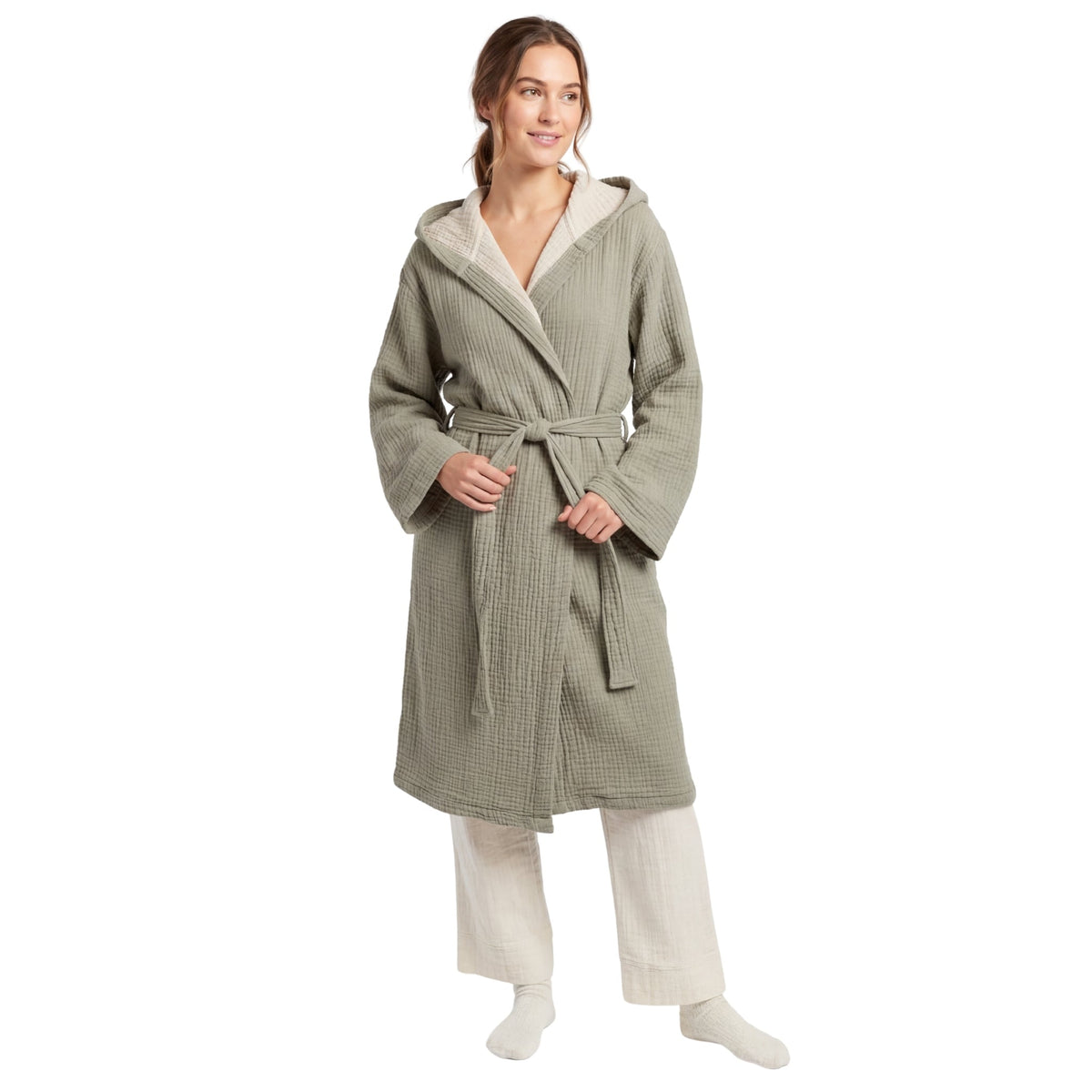 Soho Supersoft 4-Layer Cotton Gauze Robe