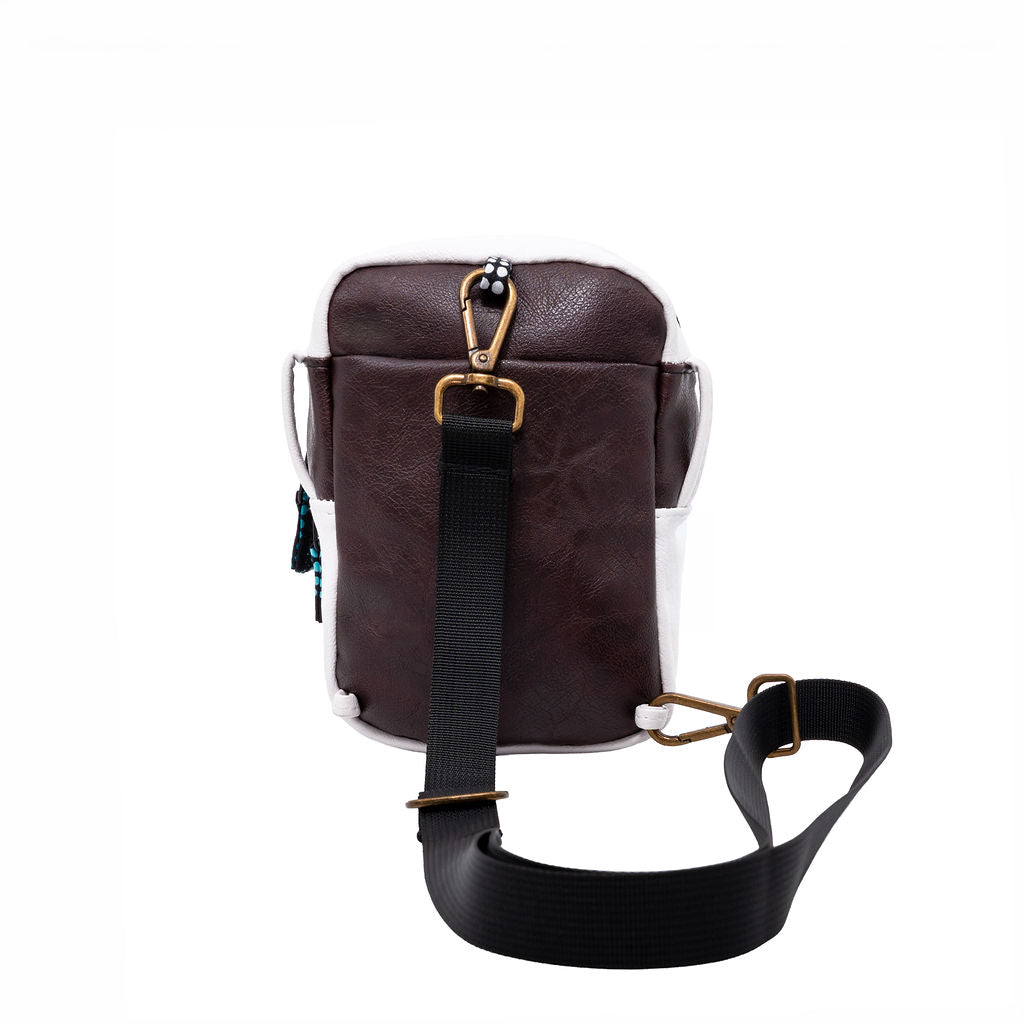 Convertible Vegan Leather Crossbody Sling Bag 1L - EcoDunia | Rozi #color_multicolor