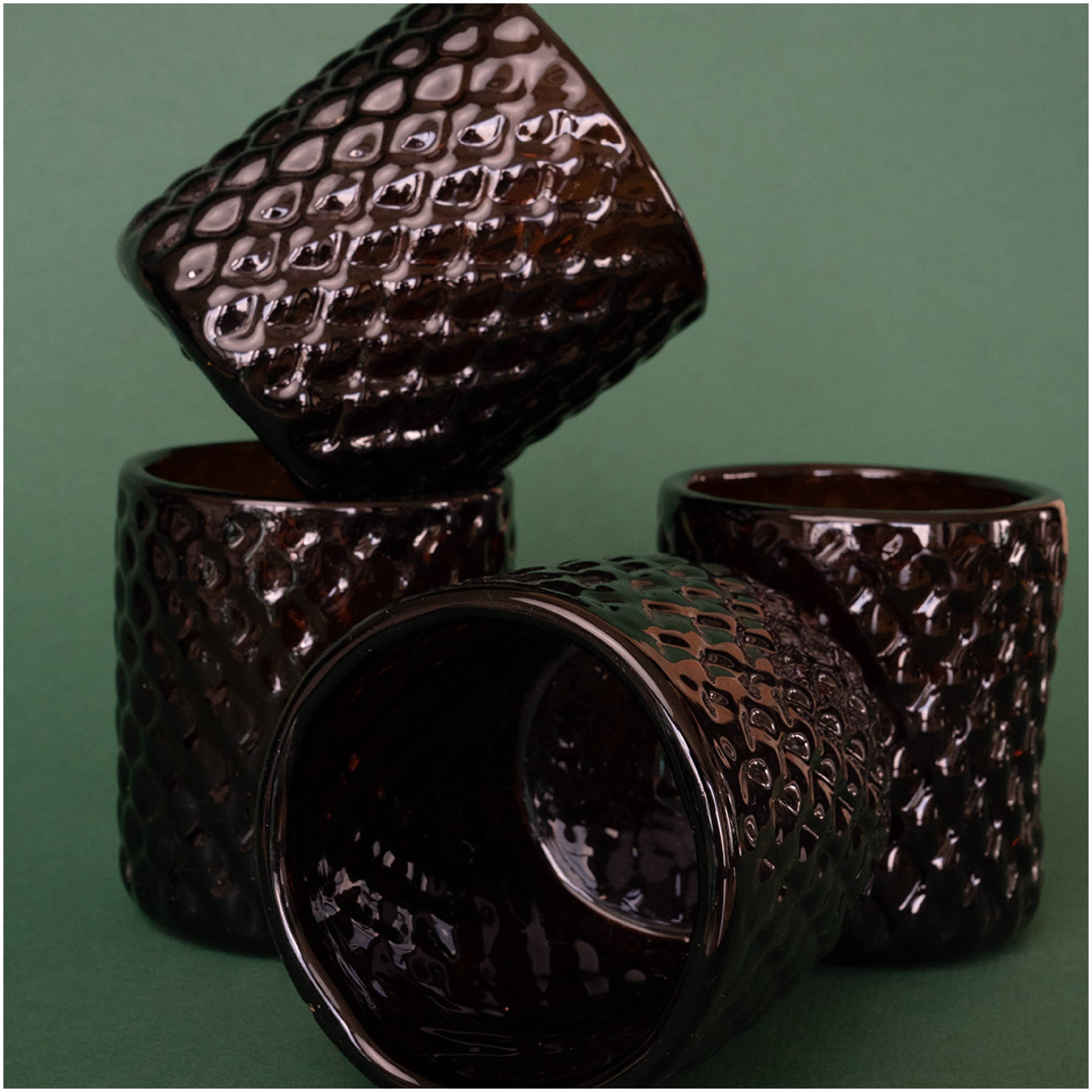 Bruma Amber Glass - set of 2 - Thumbnail 3