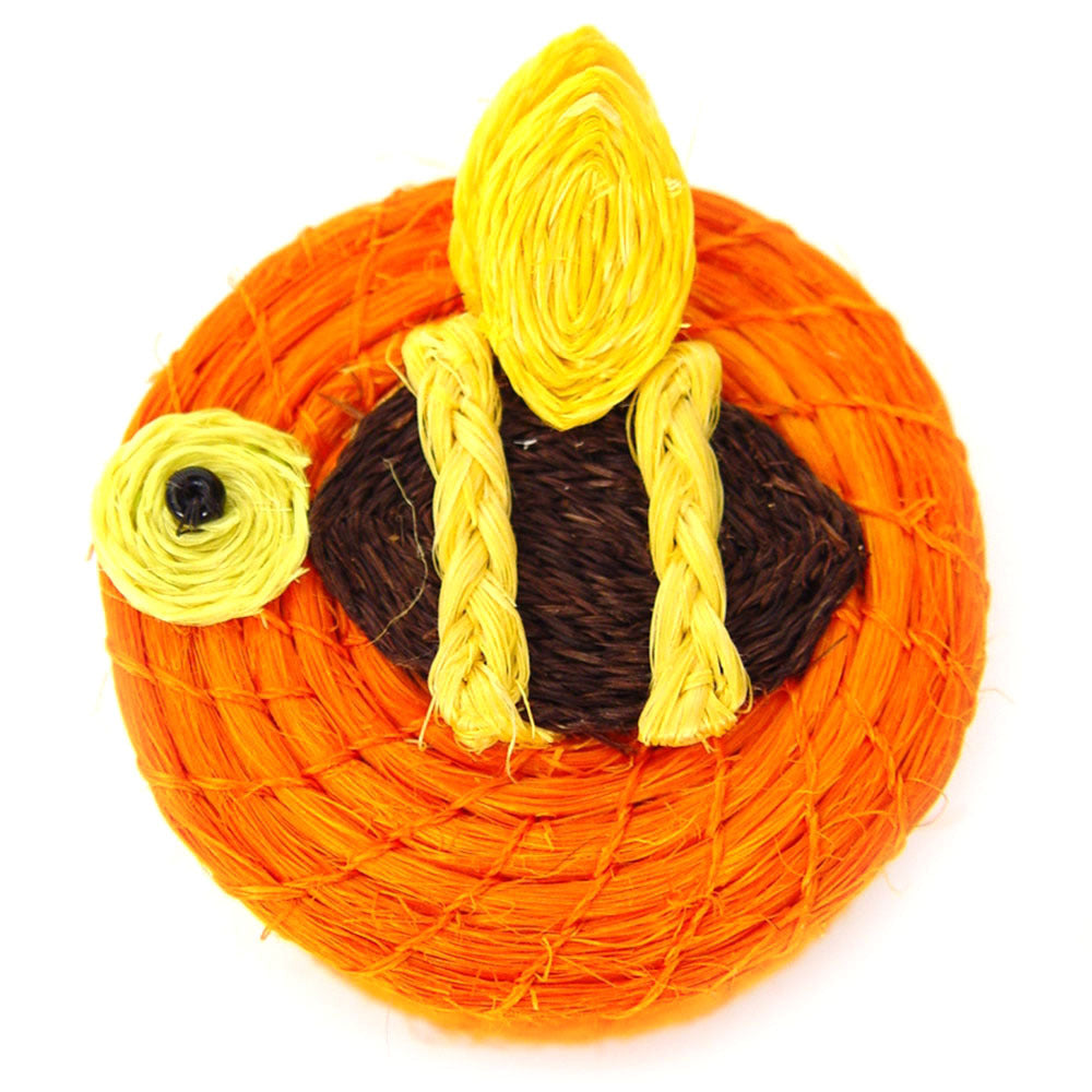 Mbare Honey Bee Lidded Basket - Thumbnail 4