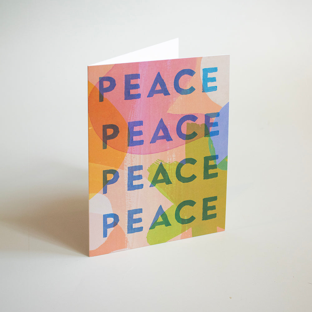 peace cards, holiday cards, printed cards, recycled cards