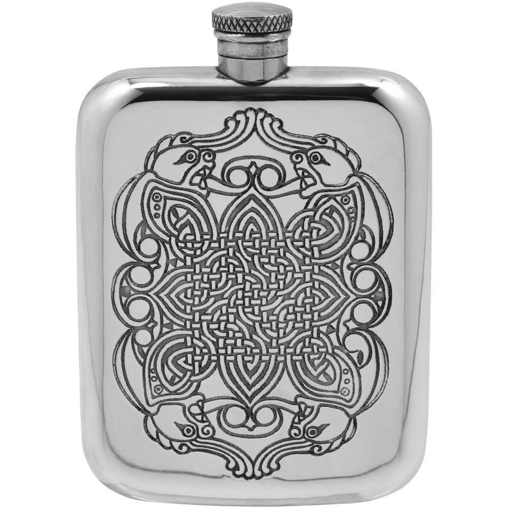 Celtic Dragon Design Premium Flask-Men's Gifts-Prince of Scots-Prince of Scots