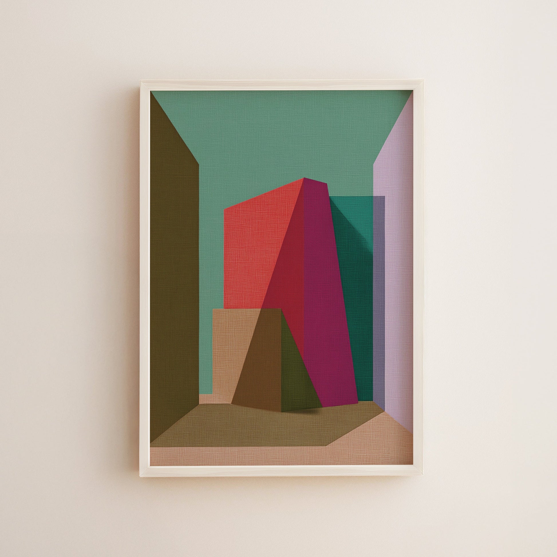 Form and Structure No. 12 — Geometric Abstract Art Print