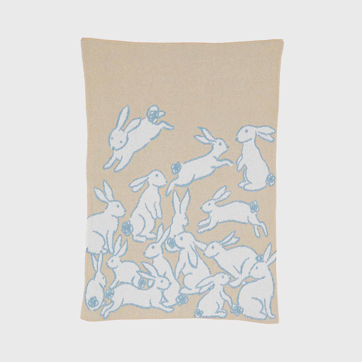 In2Green Eco Baby Throws Baby Bunnies - Cotton Knit Blanket 601570193231 BB02BBY2