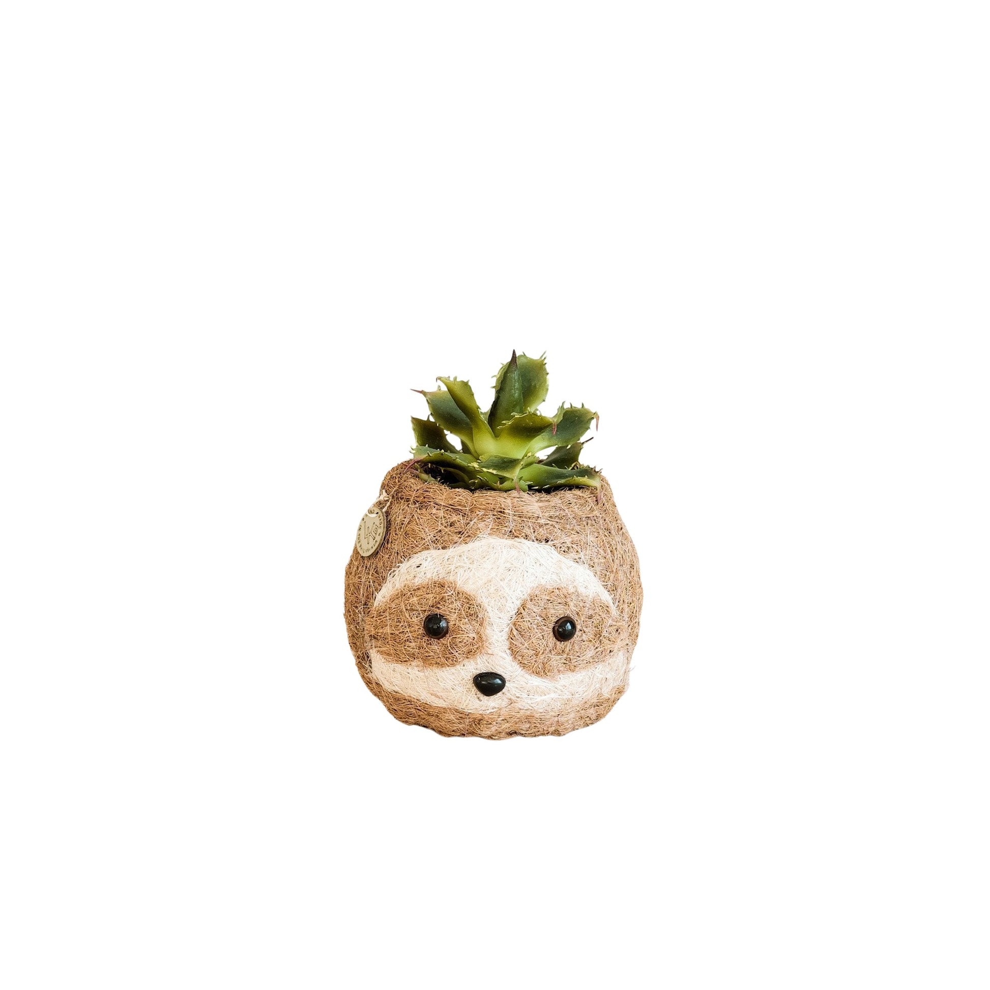 Planters - Two-tone Sloth Coco Coir Planter - Handmade Planters | LIKHÂ - LIKHÂ