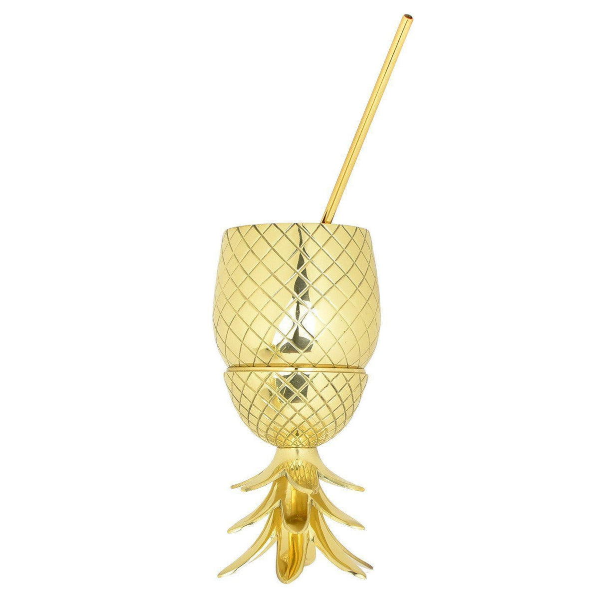 The Royal Hawaiian Pineapple Tumbler (18 Ounce)-Home Gifts-Prince of Scots-810032751753-PineGold8-Prince of Scots
