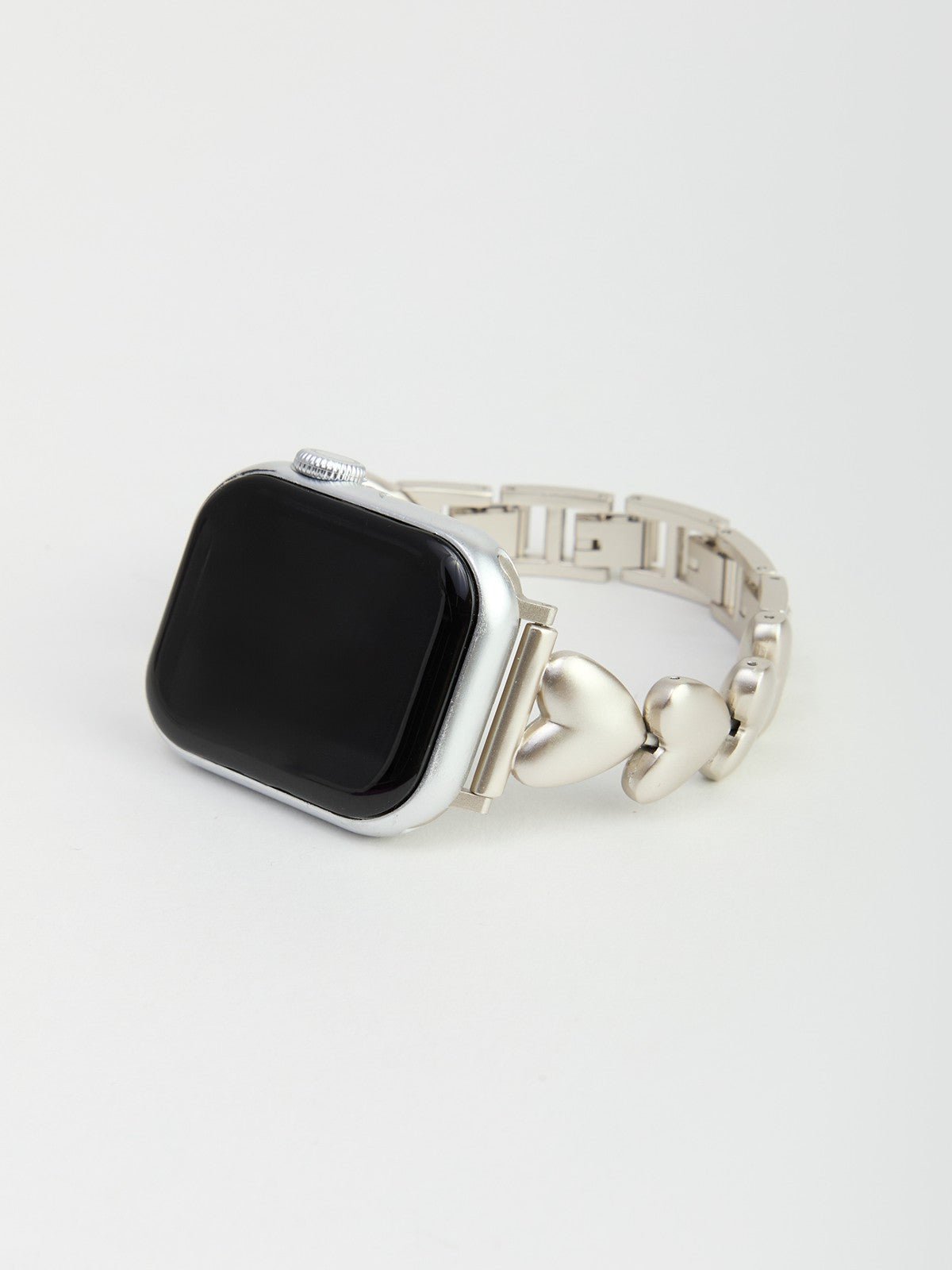 Heart Chain Apple Watch Band - Silver