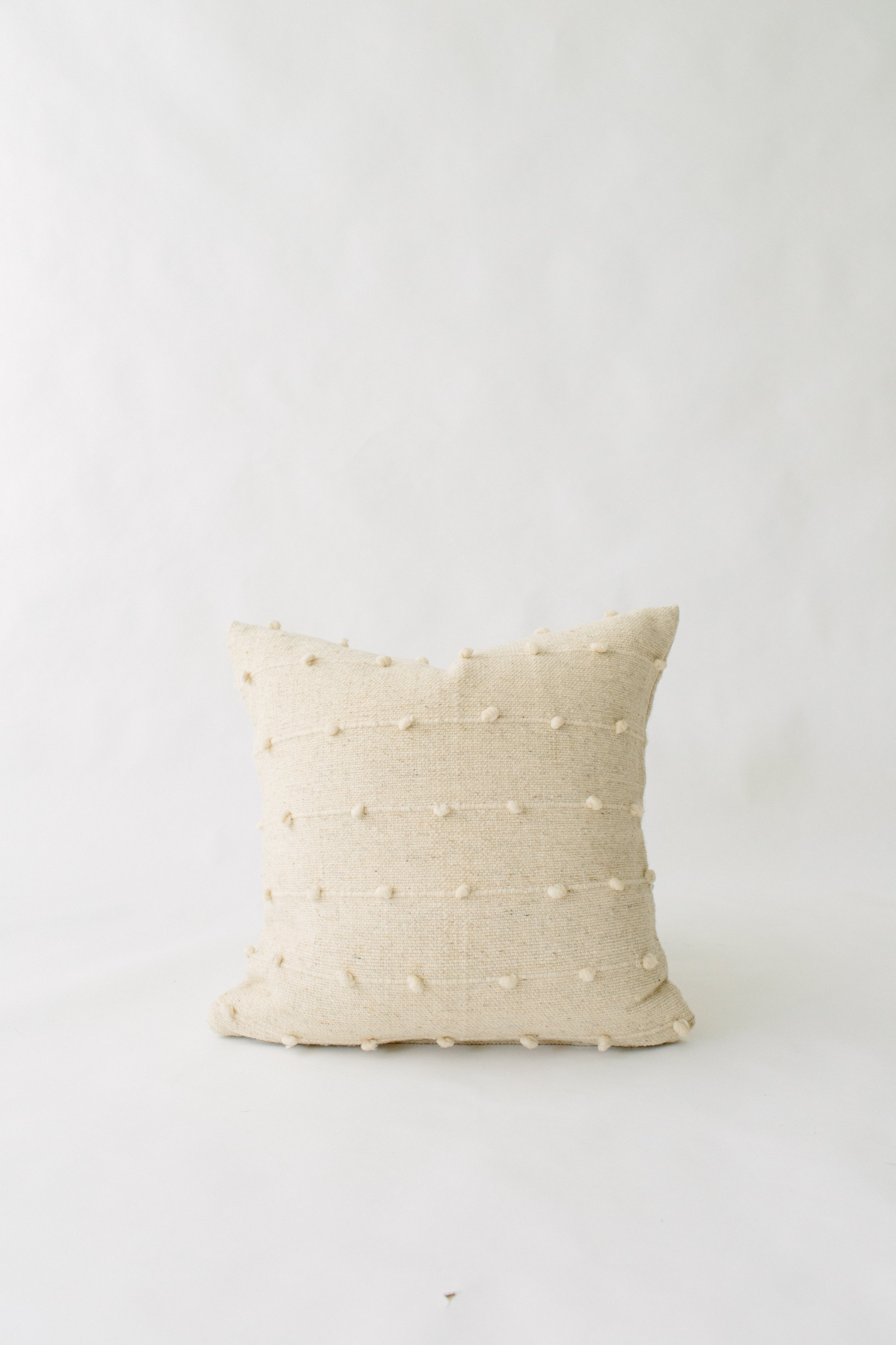LOOM Imports Cream Loop Pillow