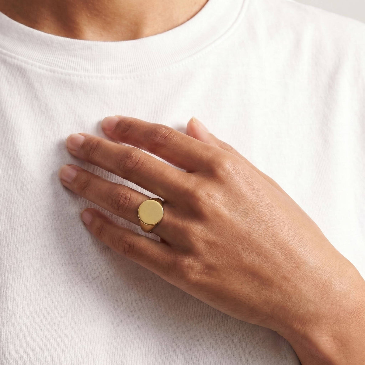 Flat-Top Signet Ring | Tanya Ecodunia