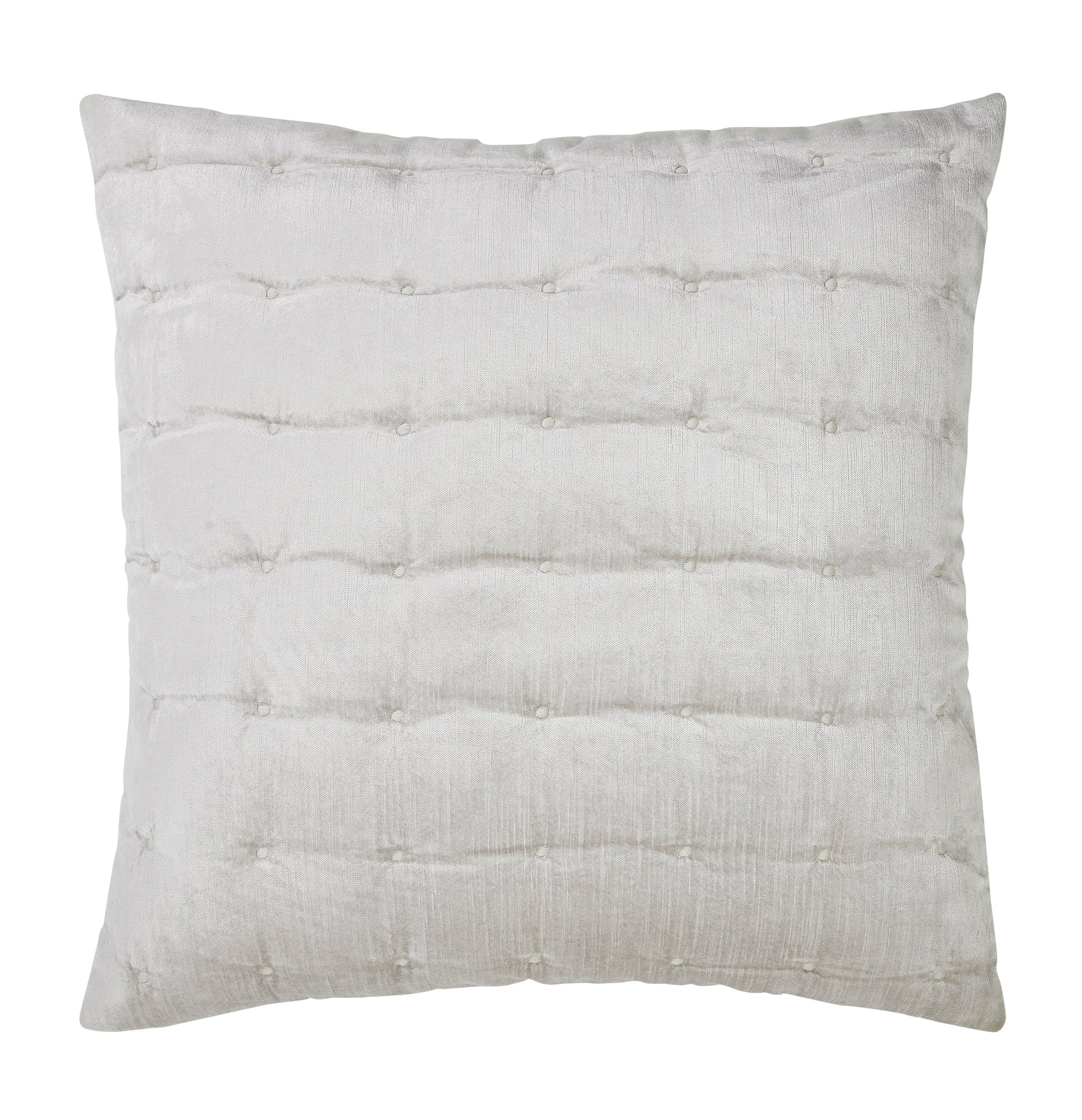 ES-306-2626_1|Luxurious light beige quilted sham, featuring elegant diamond tufting for a sophisticated and comfortable bedroom ensemble.