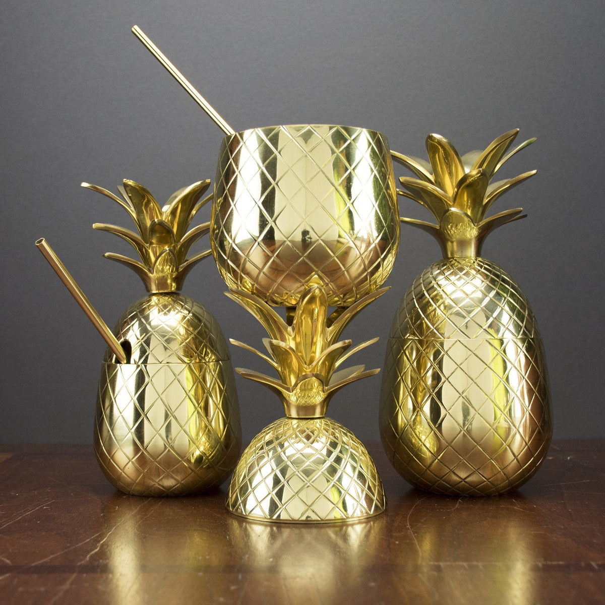 The Royal Hawaiian Pineapple Tumbler (18 Ounce)-Home Gifts-Prince of Scots-810032751753-PineGold8-Prince of Scots