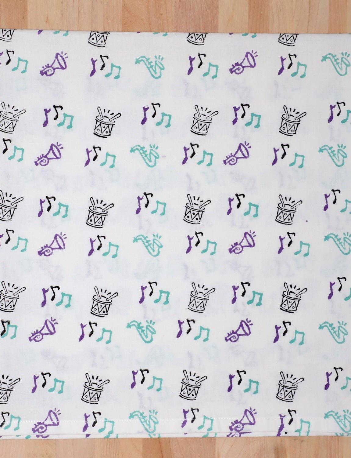 Second Line Cotton Tea Towel - Passion Lilie