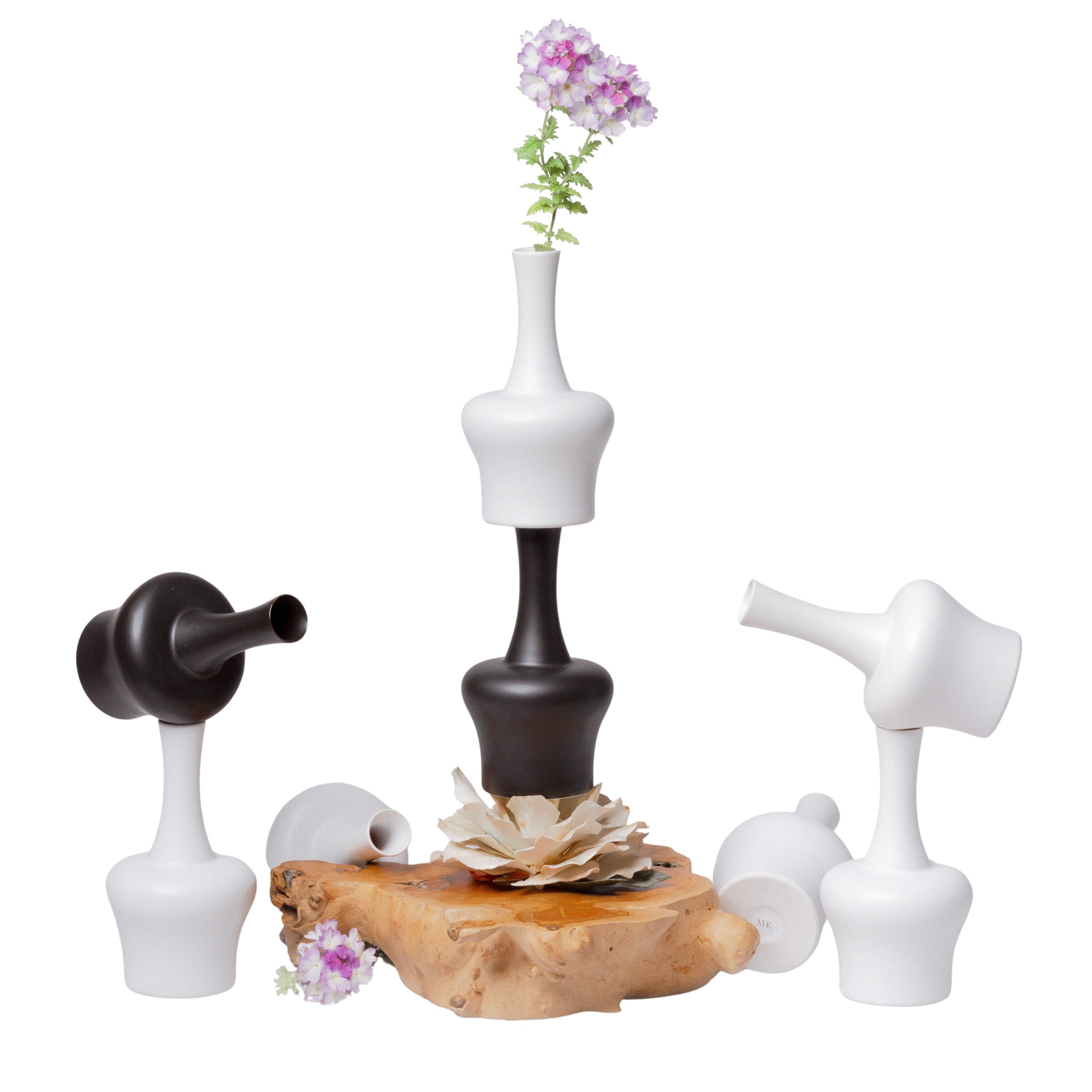 Semi-Matte Porcelain Mini Archer Vase