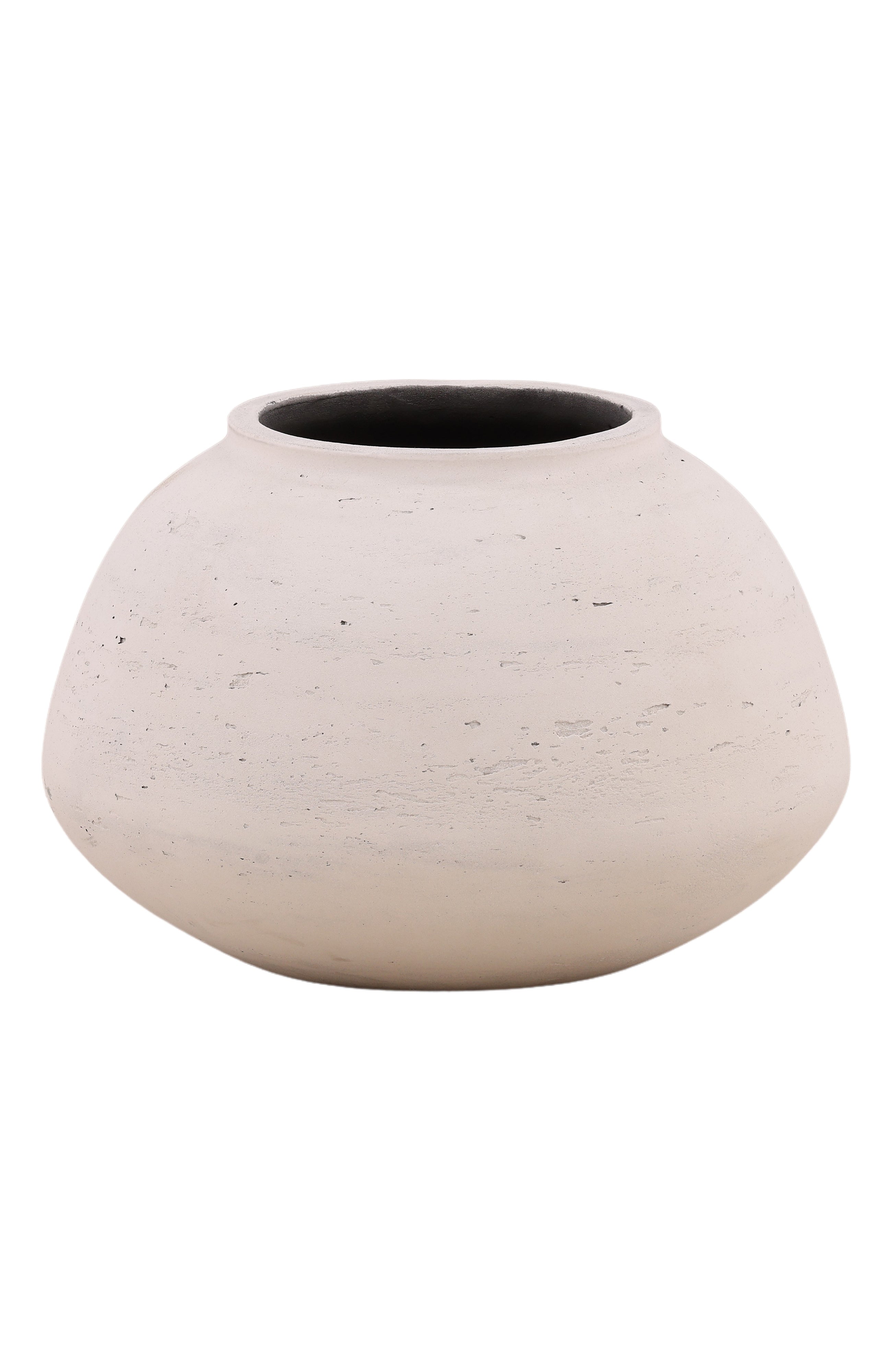 Aria Cement Outdoor Vase - Antique White