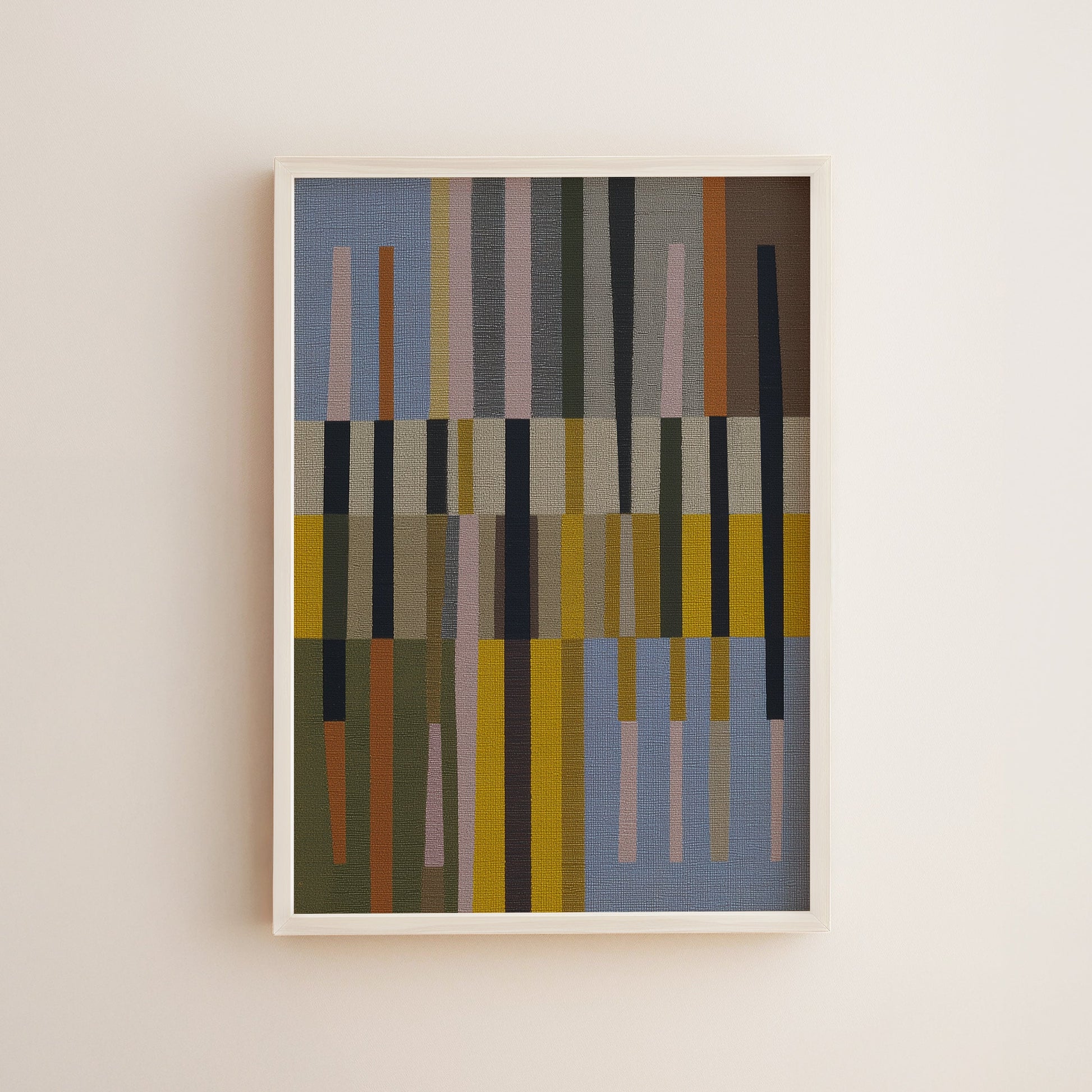 Woven Perspectives No. 09 — Geometric Abstract Art Print
