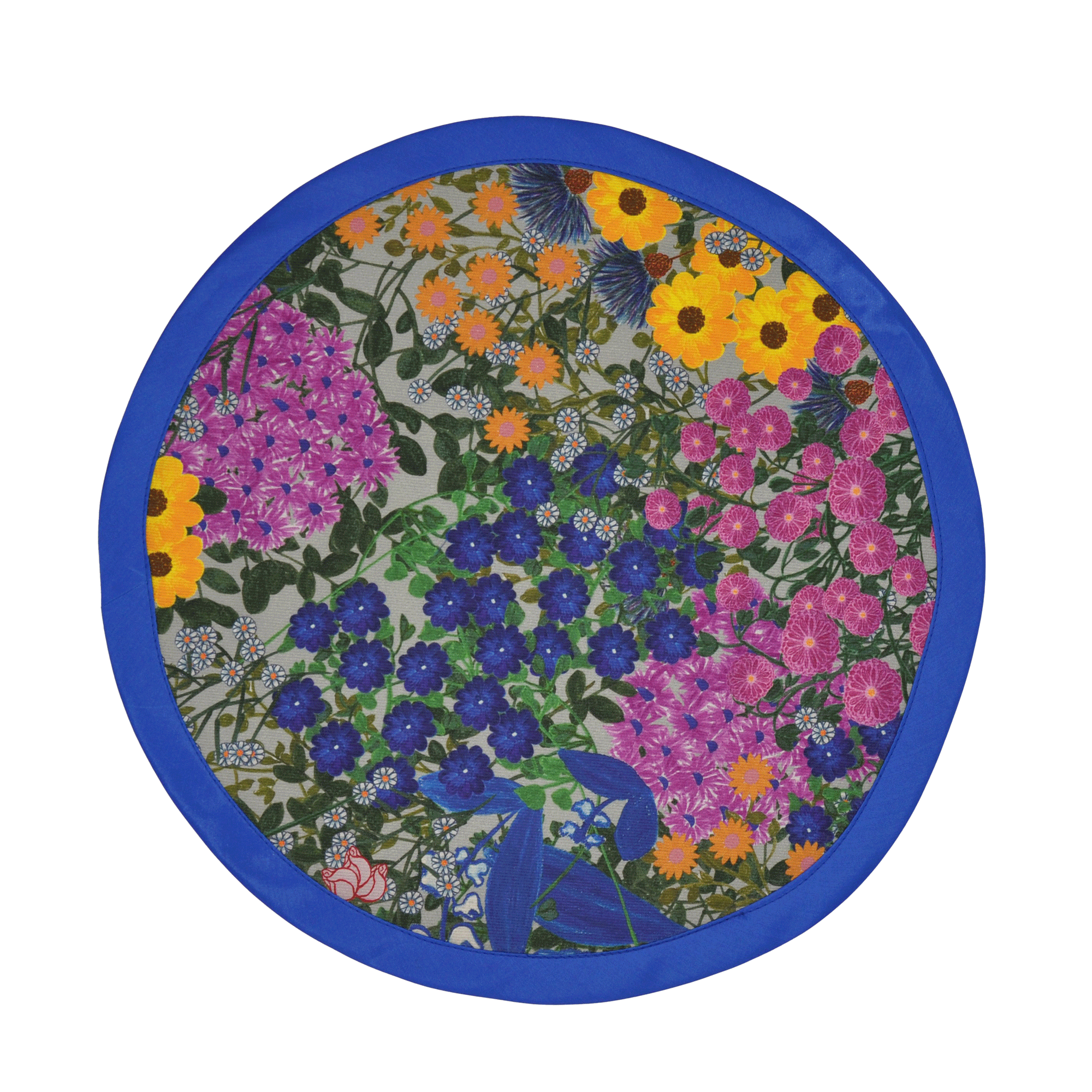 Prussian Blue Wild Flower Floral Placemats Pré Fleuri