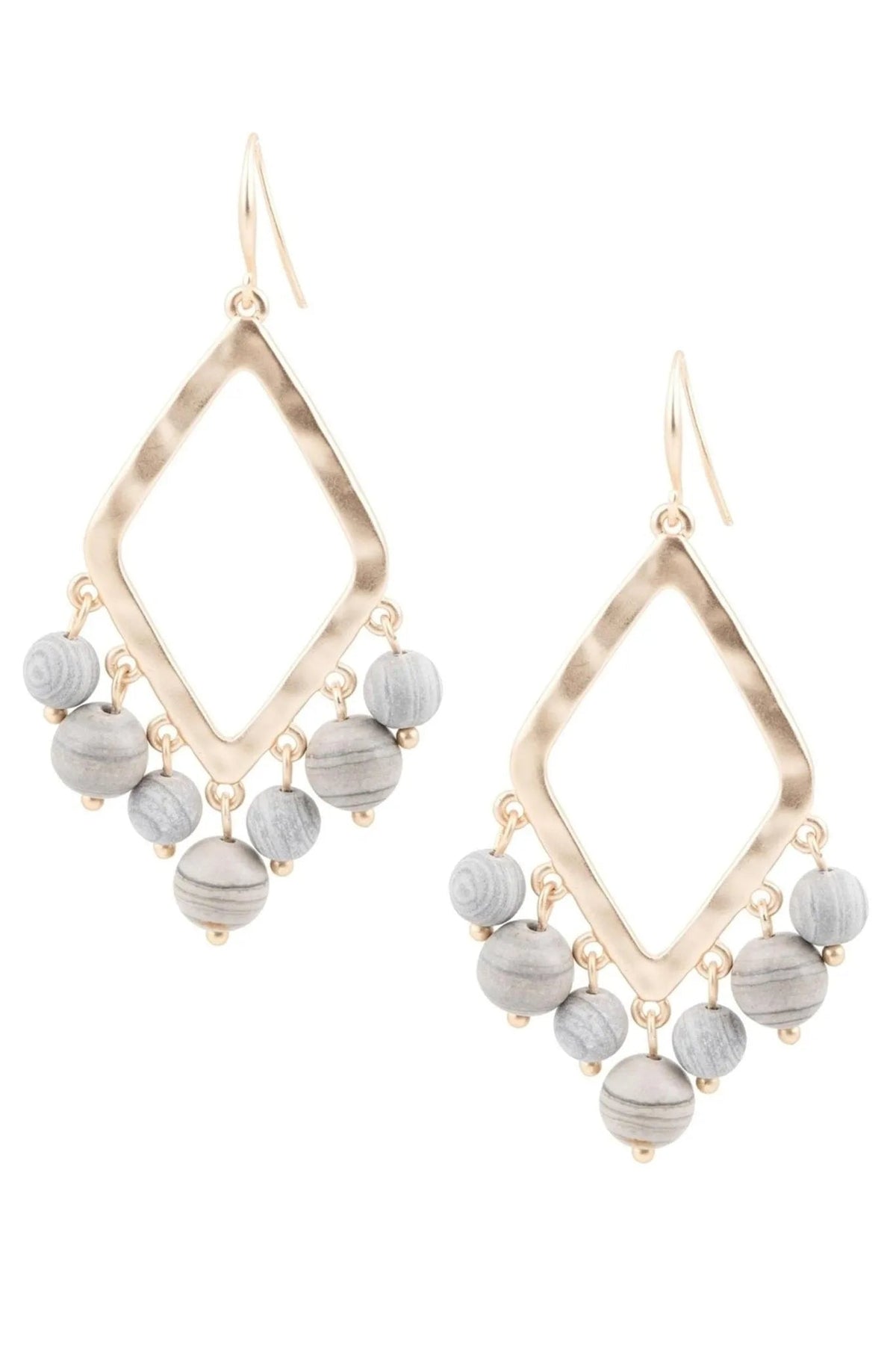 Sun Drop Earring Gray