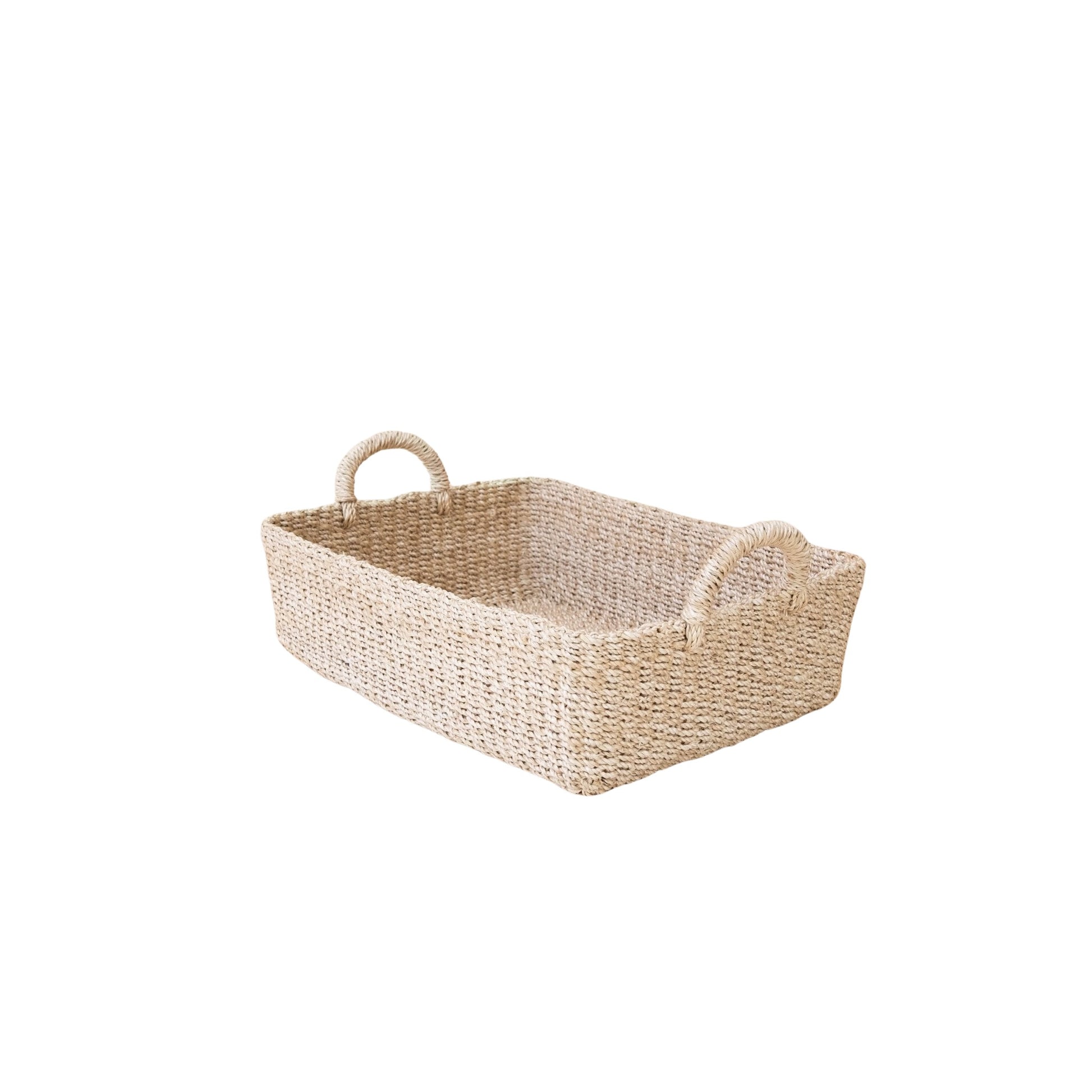 Baskets - Woven Rectangle Tray - Decorative Basket | LIKHÂ - LIKHÂ