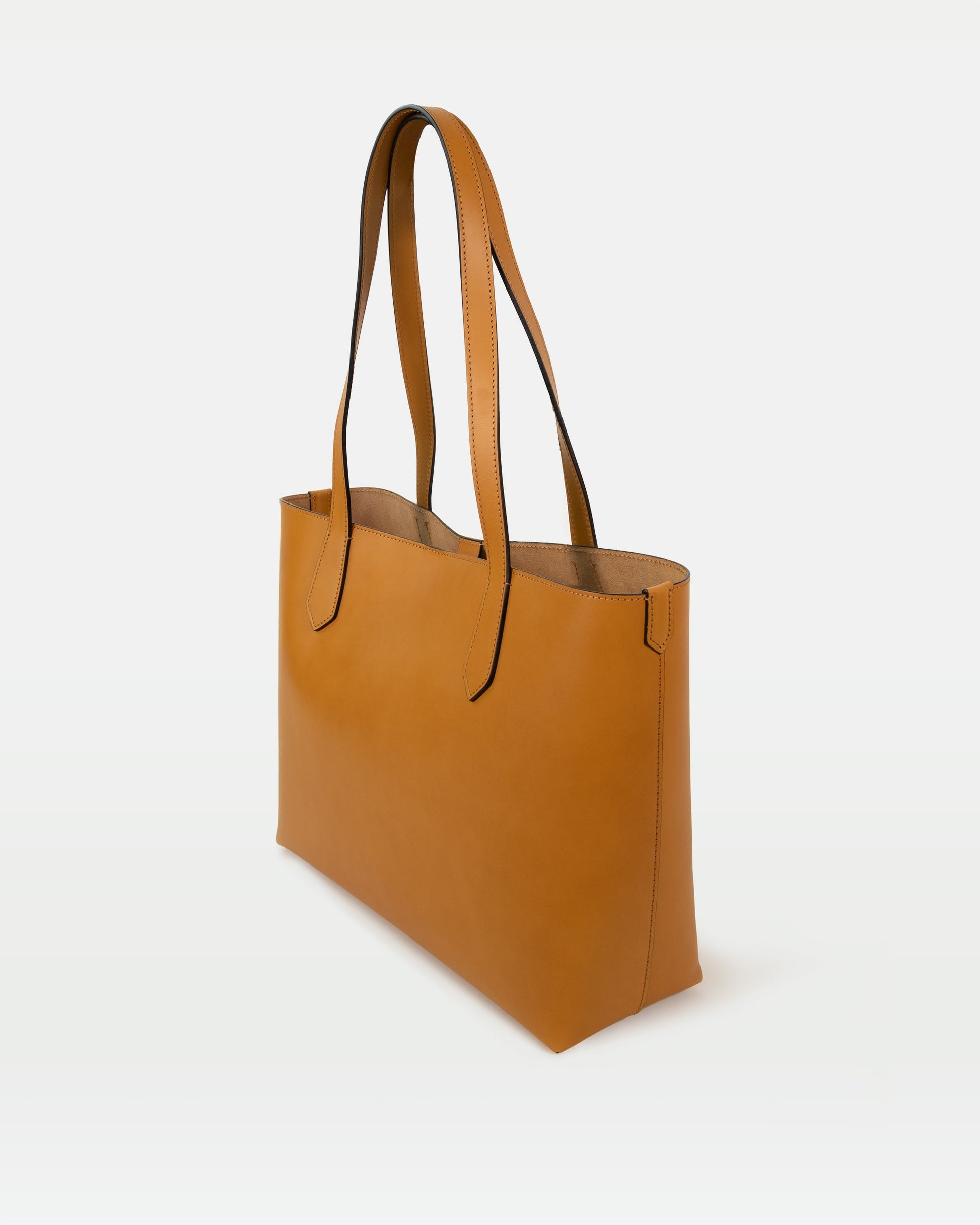 MODHER tote bag in naturale vegetable tanned Italian leather#color_naturale