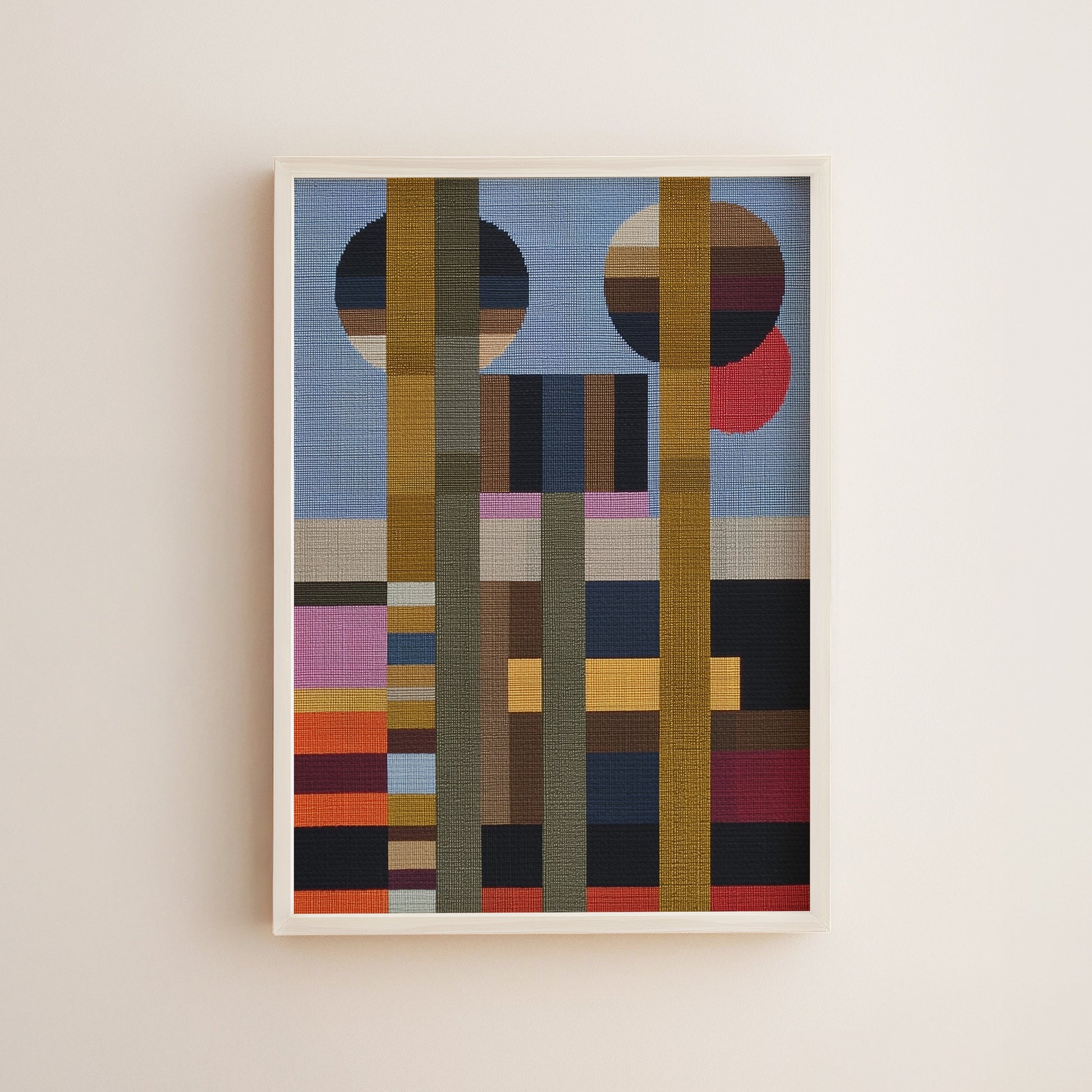 Woven Perspectives No. 13 — Geometric Abstract Art Print