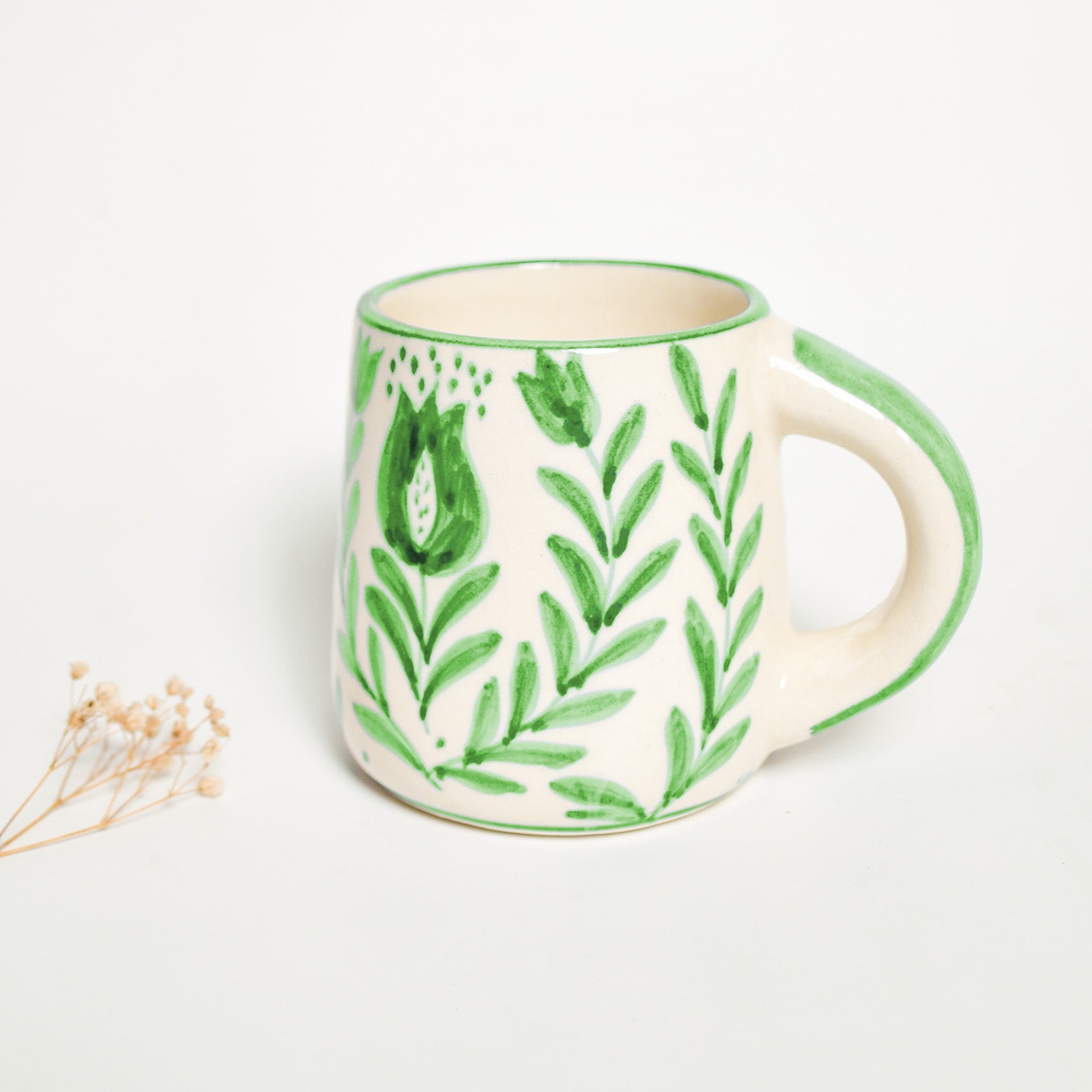 Green Anaar Coffee Mug 3.5x3 Inches Set of 4 - Casa Amarosa