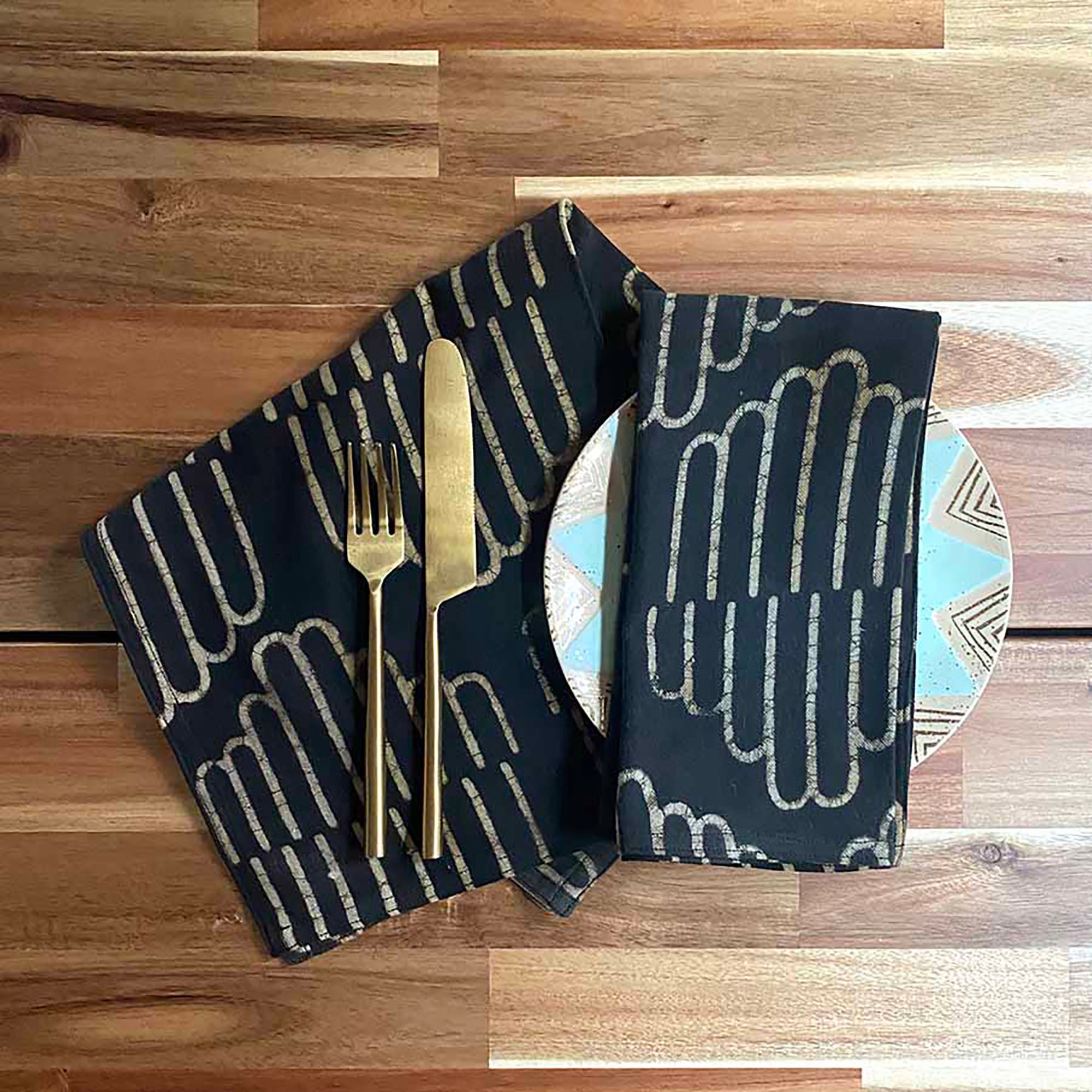 Handcrafted Cotton Table Napkins (Set of 4) - Silo