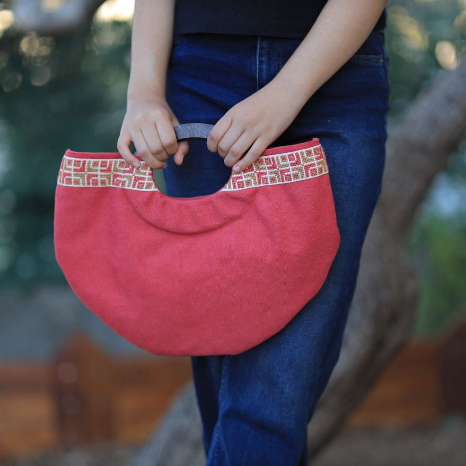 Half Moon Purse - Red