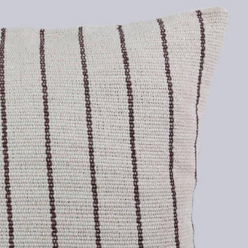Heavy Cotton Striped Pillow Cover - Thumbnail 2