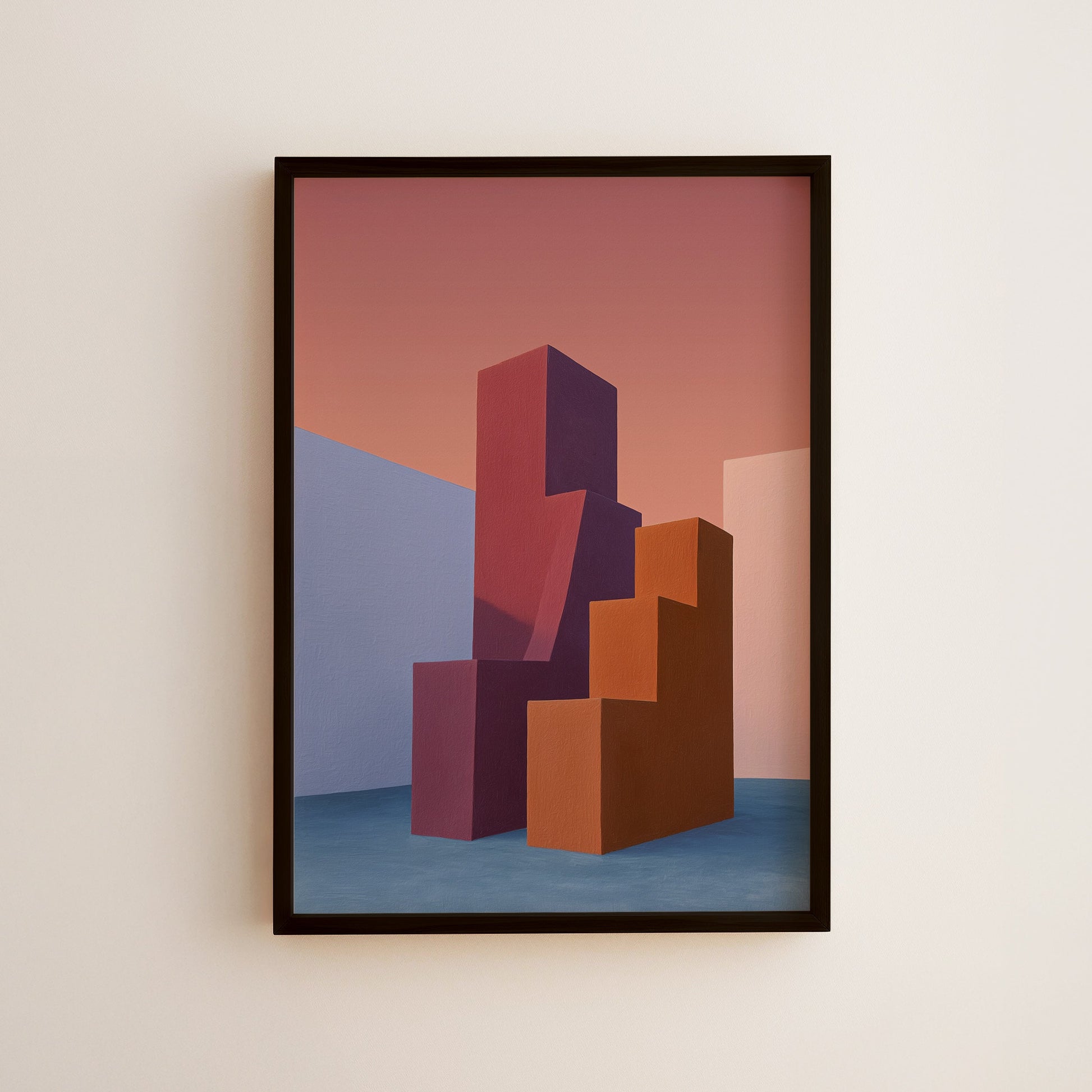 Form and Structure No. 02 — Geometric Abstract Art Print