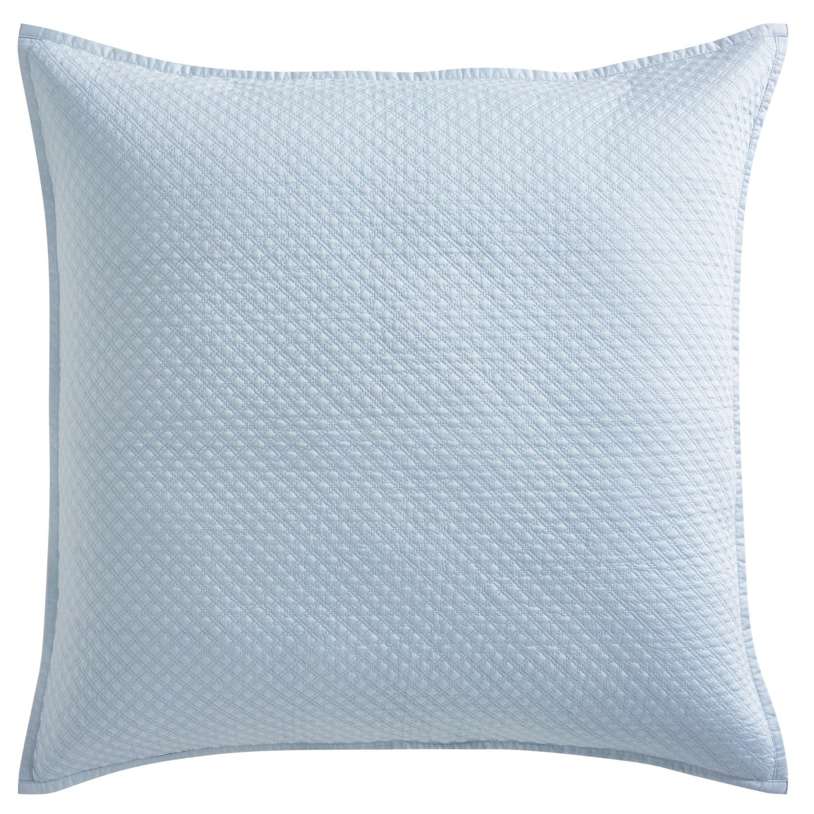 ES-251-2626_1|Tranquil light blue coverlet featuring a soothing diamond waffle quilting pattern, ideal for a serene bedroom escape.